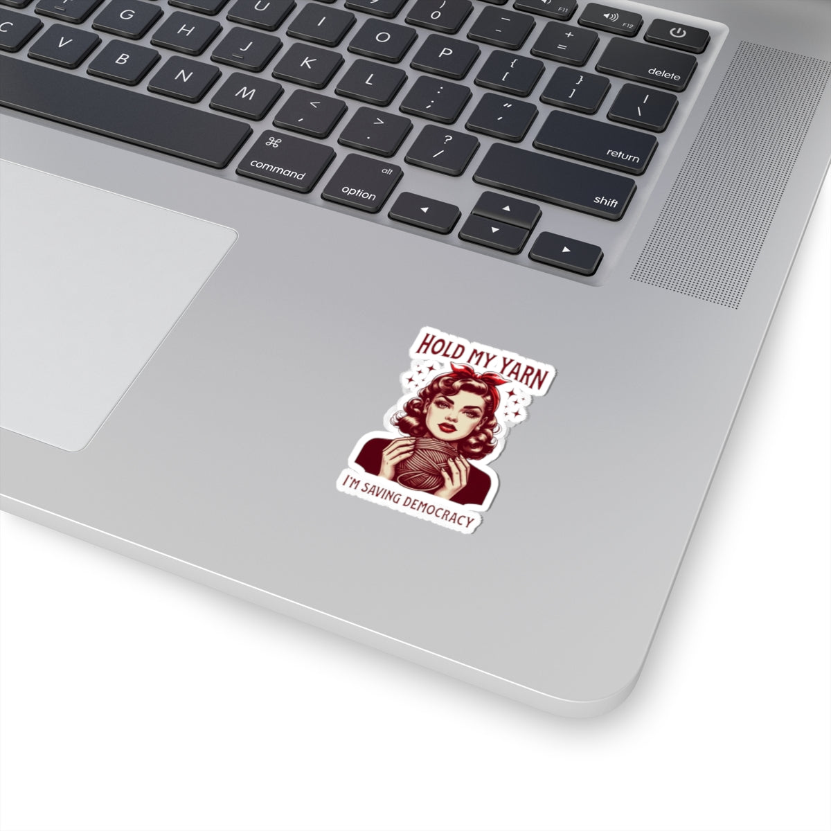 Chic Yarn Love Stickers | Crafty Art Decor, Laptop Stickers, Gift for Crafters, Funny Crafting Gifts, Assorted Craft Supplies