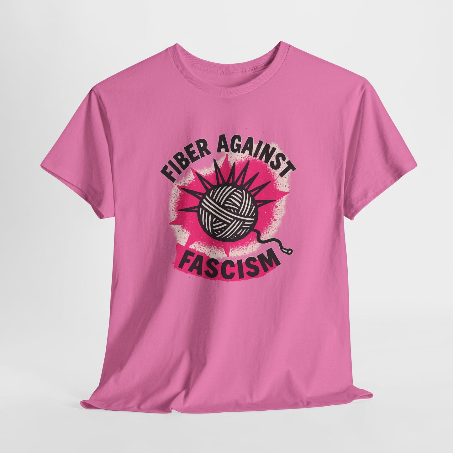 Craftivism, Gift for fiber lover, Anti-fascism Tee, Political Protest Shirt, Activist Unisex Top, Cotton Tshirt, Resistance Apparel, Knitter, Crocheter
