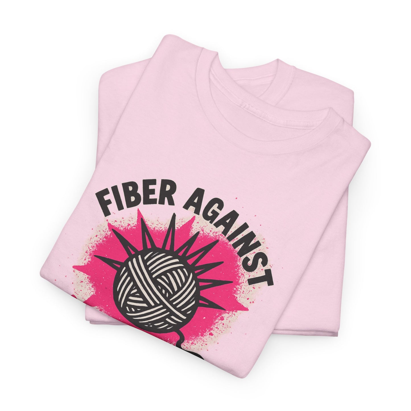 Craftivism, Gift for fiber lover, Anti-fascism Tee, Political Protest Shirt, Activist Unisex Top, Cotton Tshirt, Resistance Apparel, Knitter, Crocheter