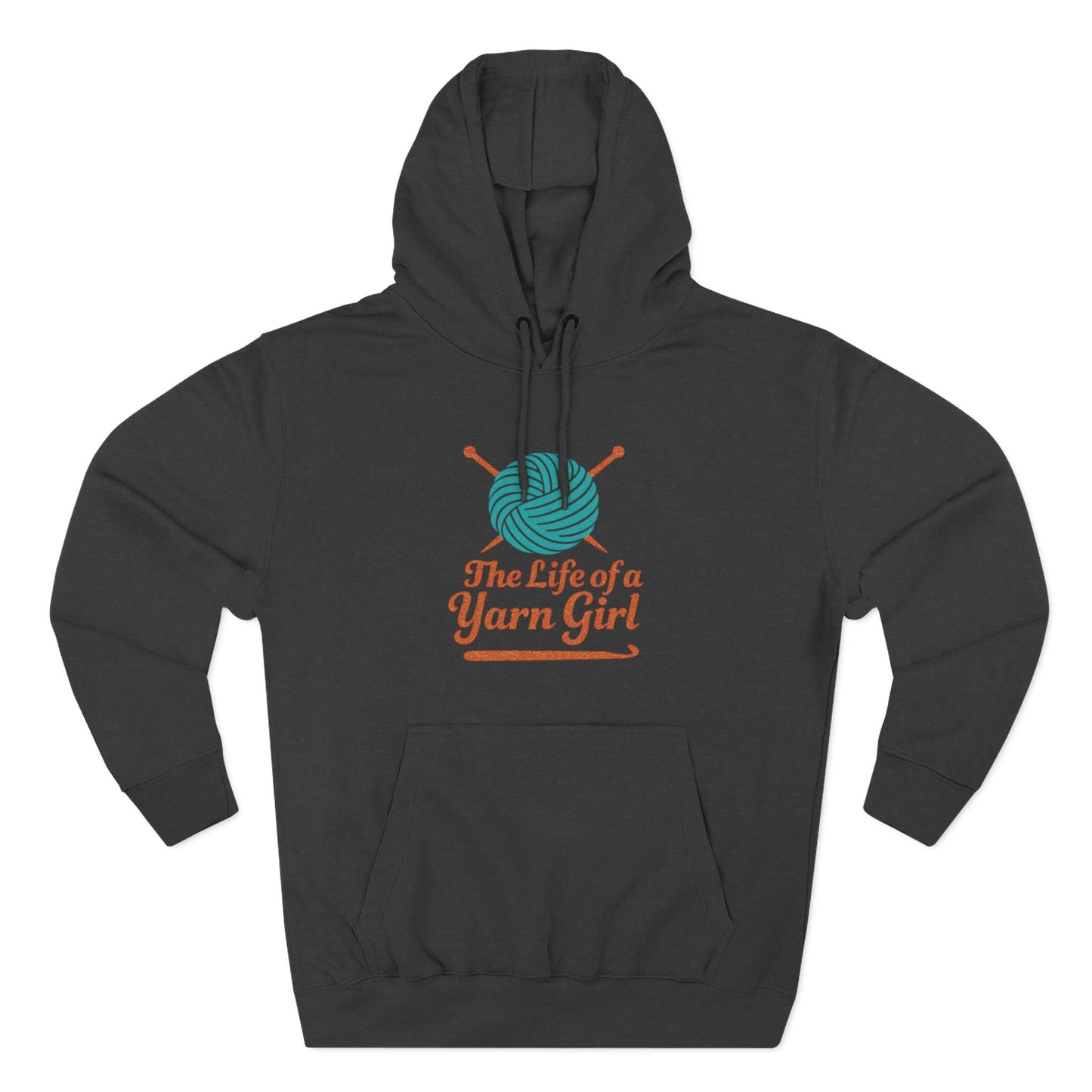 Copy of Fleece Hoodie - Sorry Can't Knit Bye Hoody for Knitters and Yarn Lovers