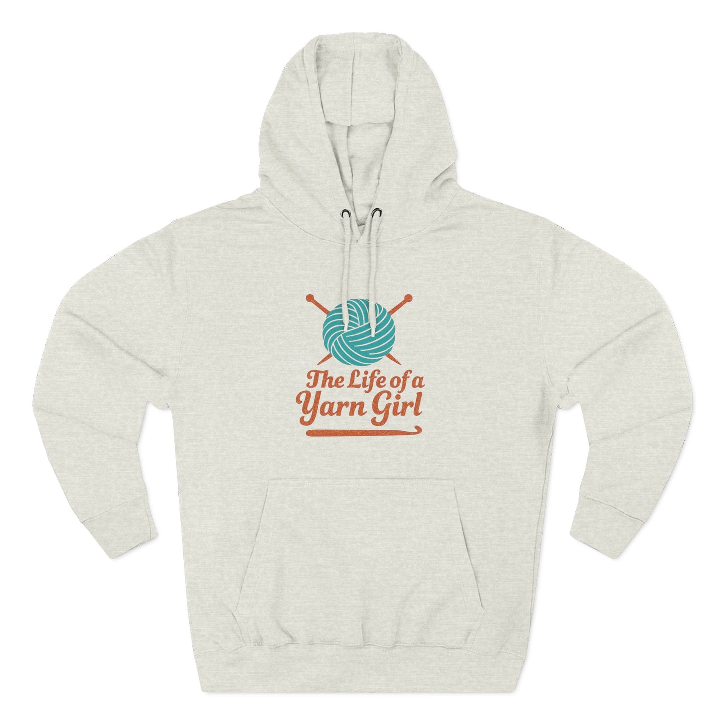 Copy of Fleece Hoodie - Sorry Can't Knit Bye Hoody for Knitters and Yarn Lovers