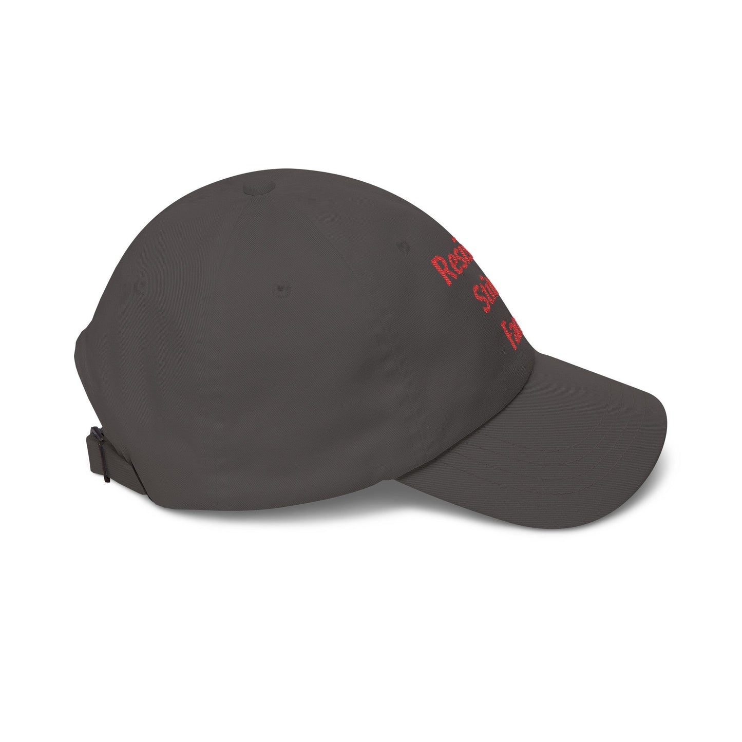 Embroidered 'Resisting Stitch Face' Dad Cap — Casual Cotton Baseball Hat