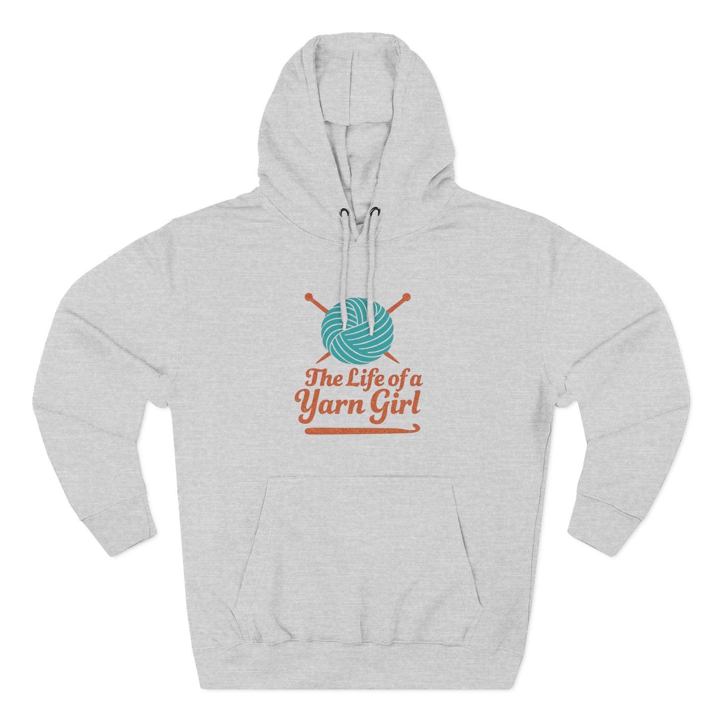 Copy of Fleece Hoodie - Sorry Can't Knit Bye Hoody for Knitters and Yarn Lovers