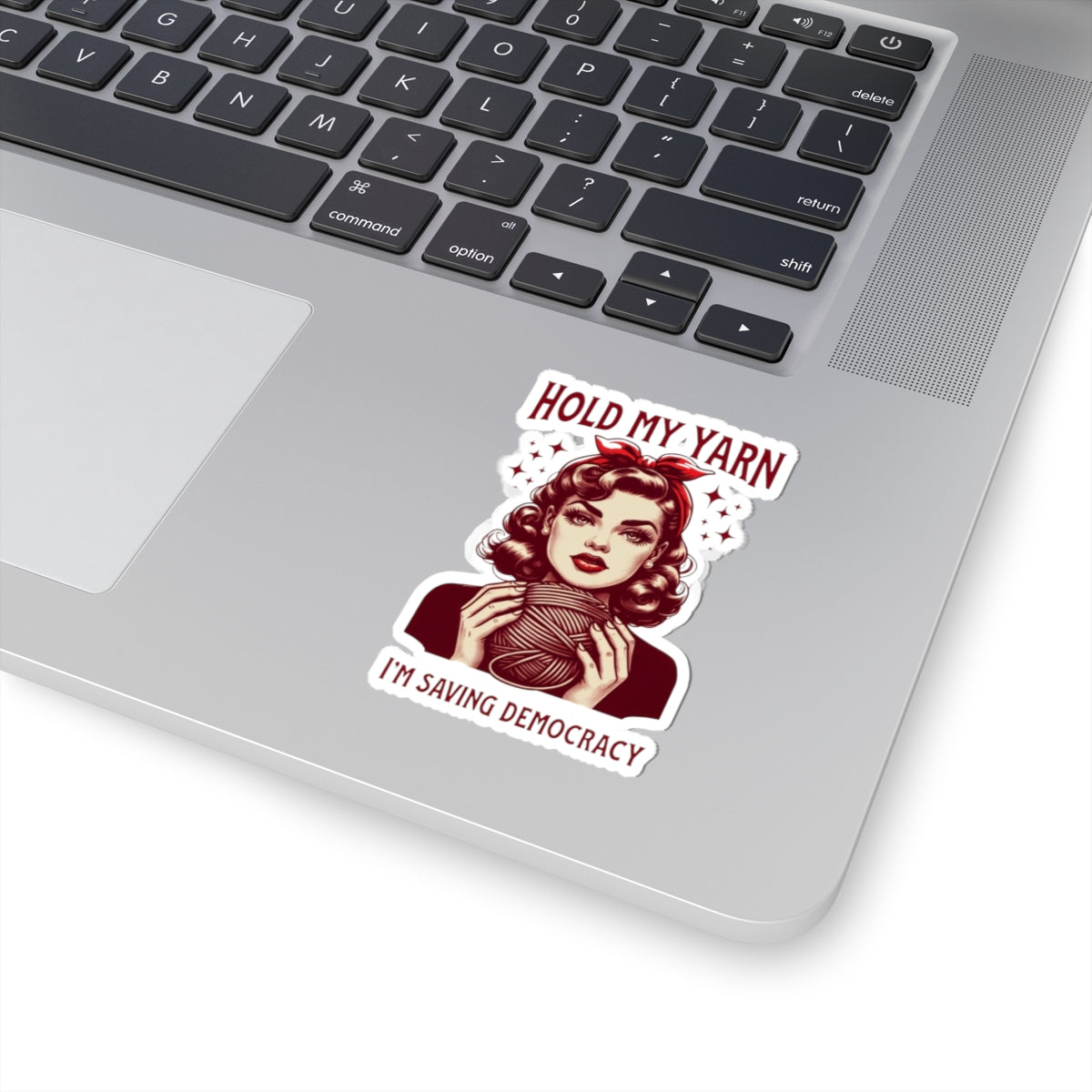 Chic Yarn Love Stickers | Crafty Art Decor, Laptop Stickers, Gift for Crafters, Funny Crafting Gifts, Assorted Craft Supplies