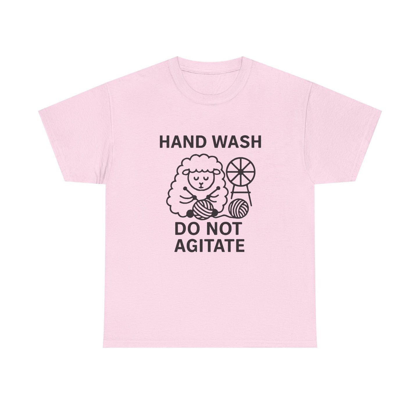 Hand Wash Do Not Agitate Funny Knitting Tee, Knitting Gift, Knitting Shirt, Craft Lover Shirt, Knitwear Tee, Knitting Tshirt