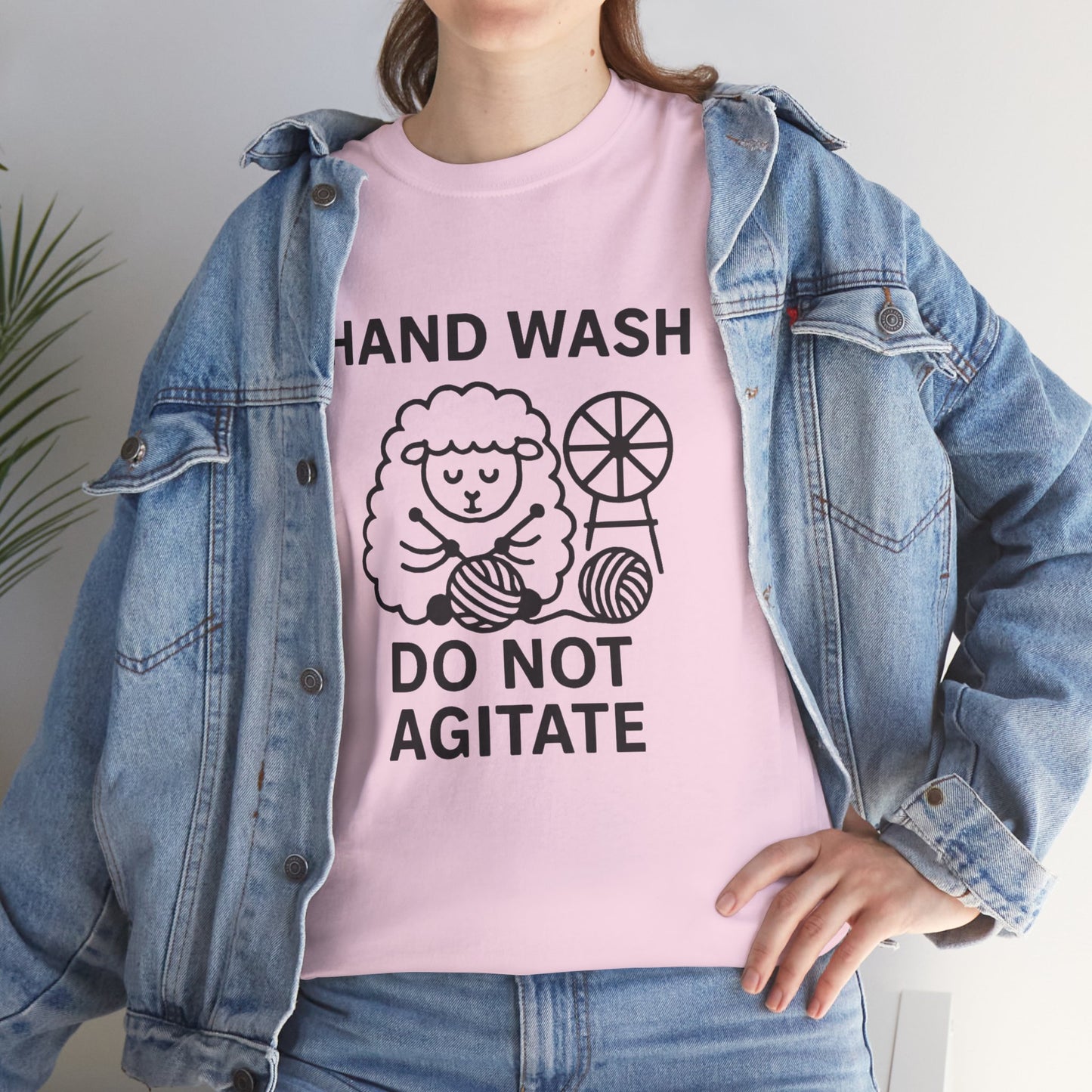 Hand Wash Do Not Agitate Funny Knitting Tee, Knitting Gift, Knitting Shirt, Craft Lover Shirt, Knitwear Tee, Knitting Tshirt