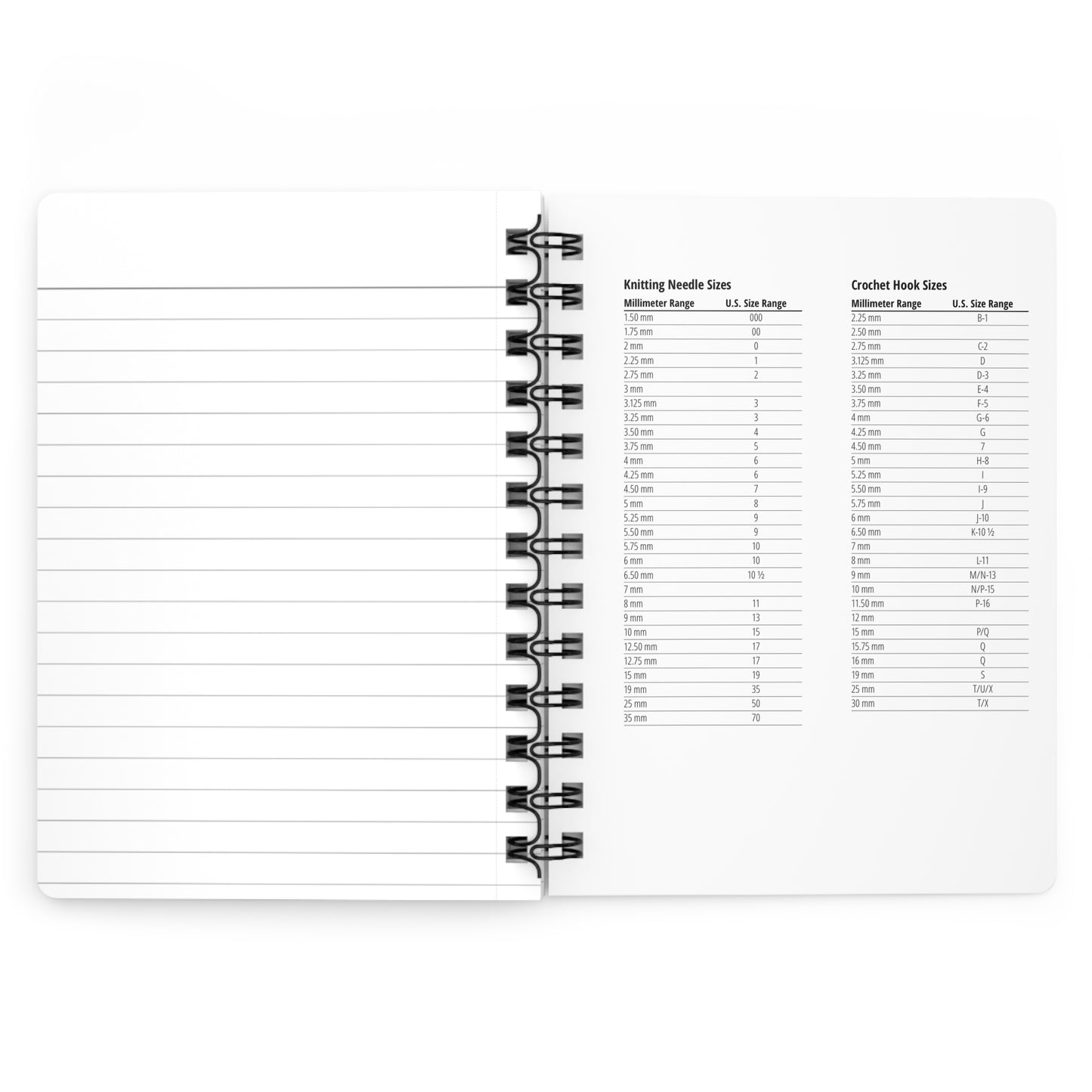 Knitting Project Journal - Yarn Lovers Gift - Spiral Bound Journal