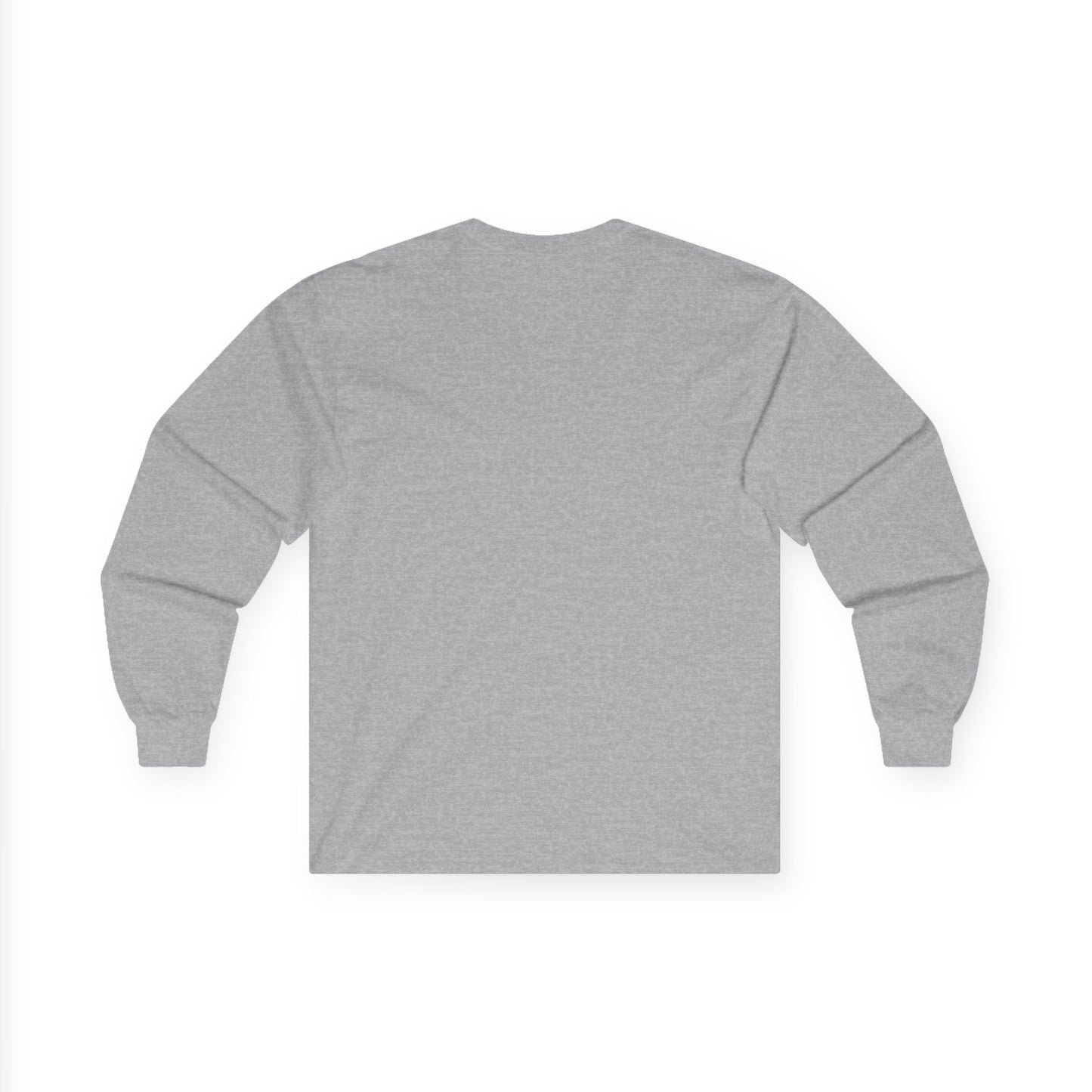Long Sleeve Tee — Rainbow Heart "Never Closeted Always Stash Yarn" LGBTQ+ Pride Shirt