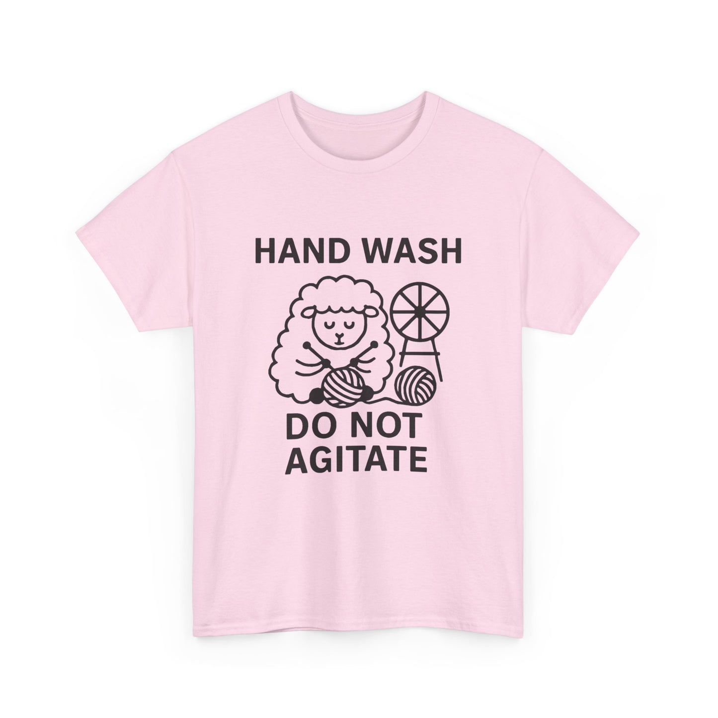 Hand Wash Do Not Agitate Funny Knitting Tee, Knitting Gift, Knitting Shirt, Craft Lover Shirt, Knitwear Tee, Knitting Tshirt