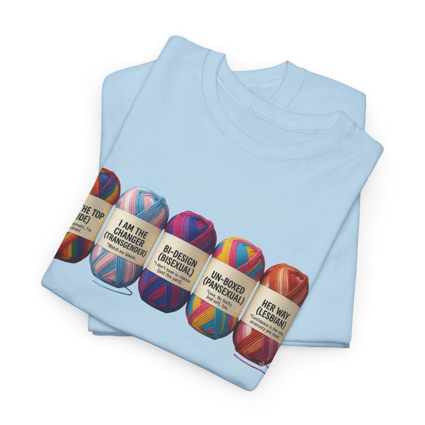 Pride Yarn Knit Graphic Tee