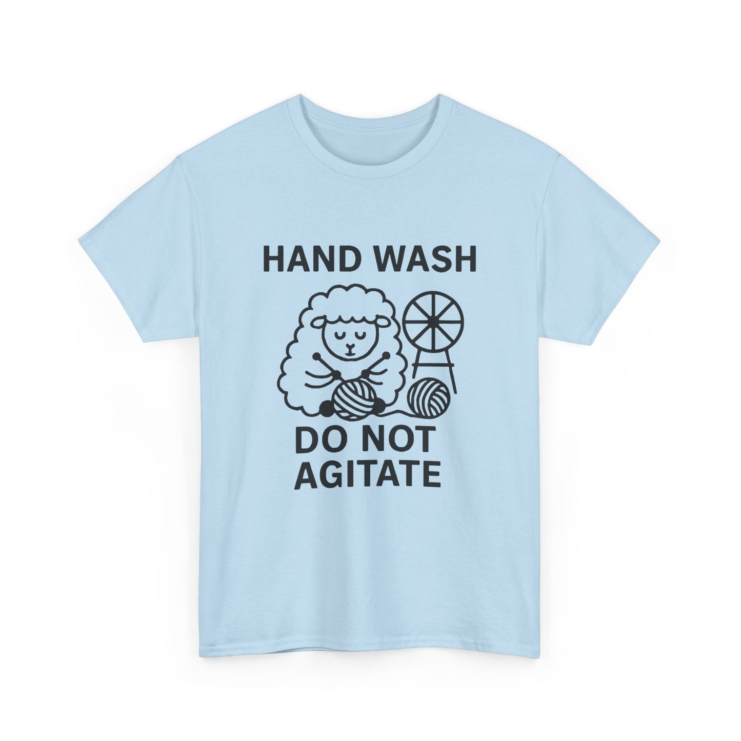 Hand Wash Do Not Agitate Funny Knitting Tee, Knitting Gift, Knitting Shirt, Craft Lover Shirt, Knitwear Tee, Knitting Tshirt