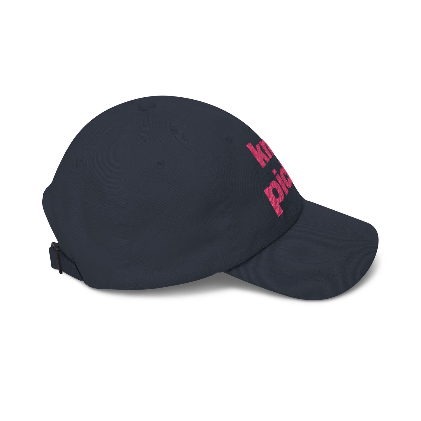 Dad Cap — "knit picky" Embroidered Knitting Lover Hat