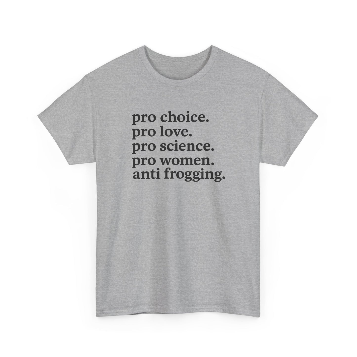 Pro socal justice, anti frogging, Craftivism Tshirt - Unisex Heavy Cotton Tee for Social Justice and Fiber Lovers Gift