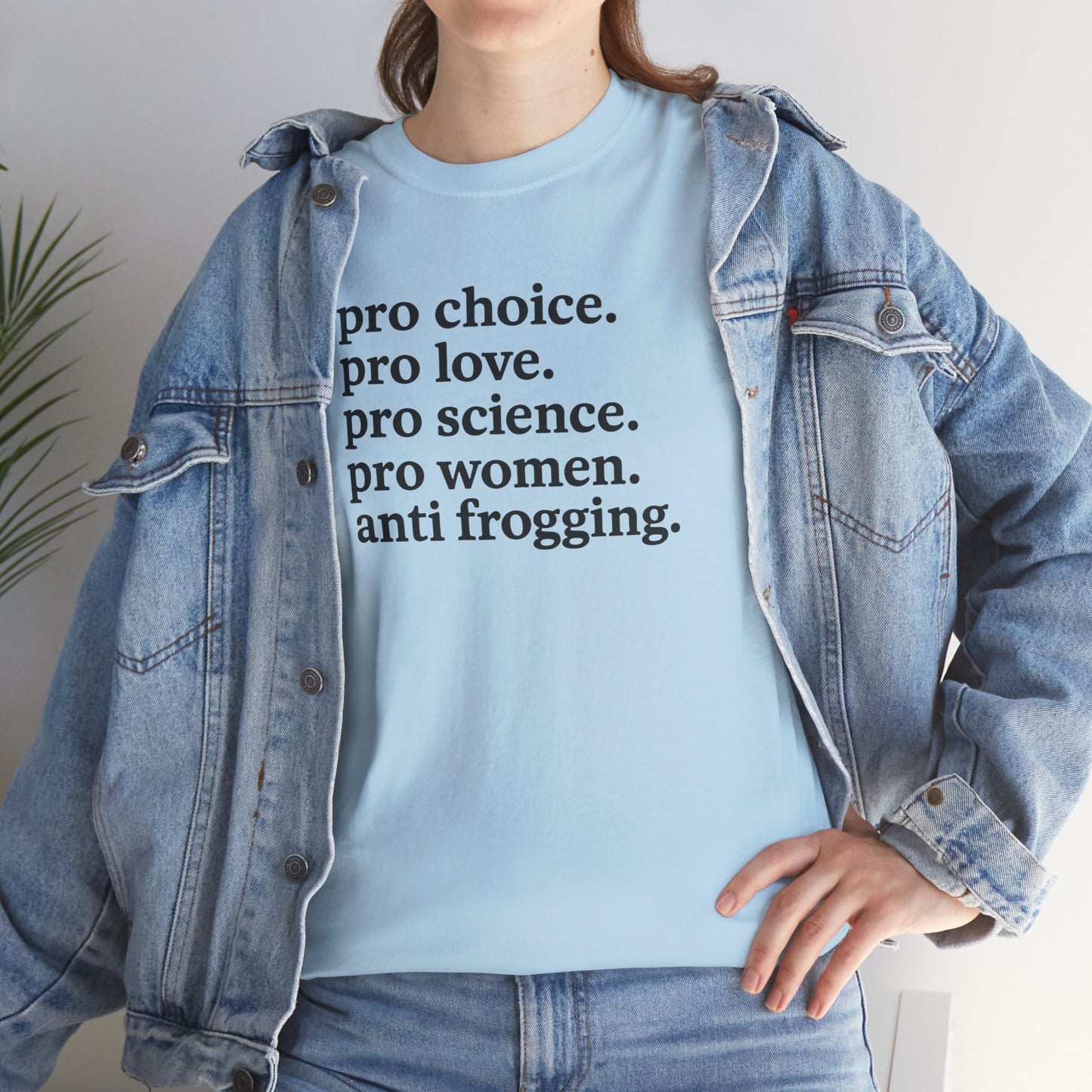 Pro socal justice, anti frogging, Craftivism Tshirt - Unisex Heavy Cotton Tee for Social Justice and Fiber Lovers Gift