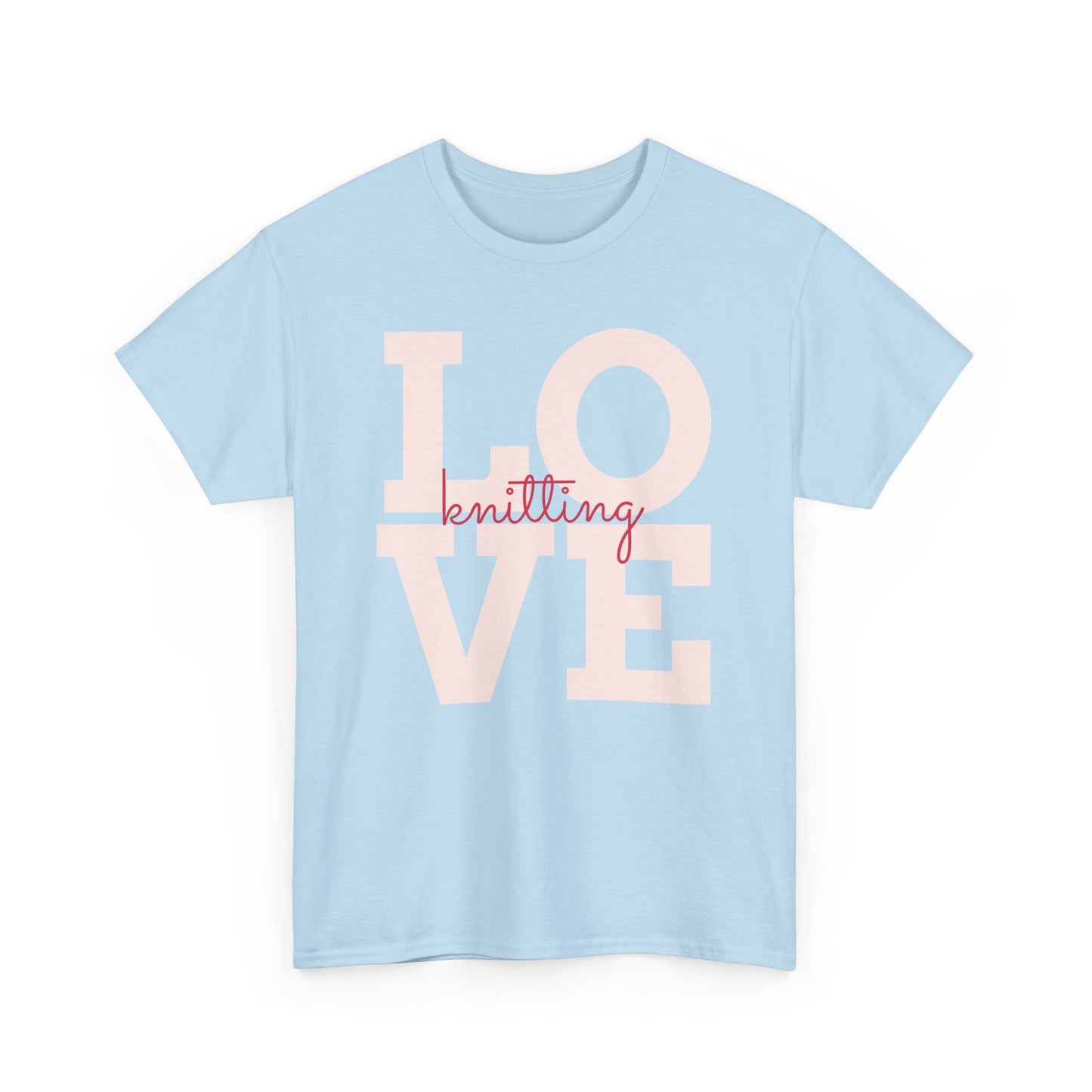 Love Knitting Unisex Heavy Cotton Tee