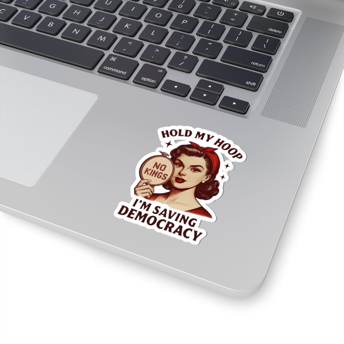 Fun Stickers for Needlepoint Lovers, Kiss-Cut Stickers, Activism Stickers, Gift for Fiber Entusiasts