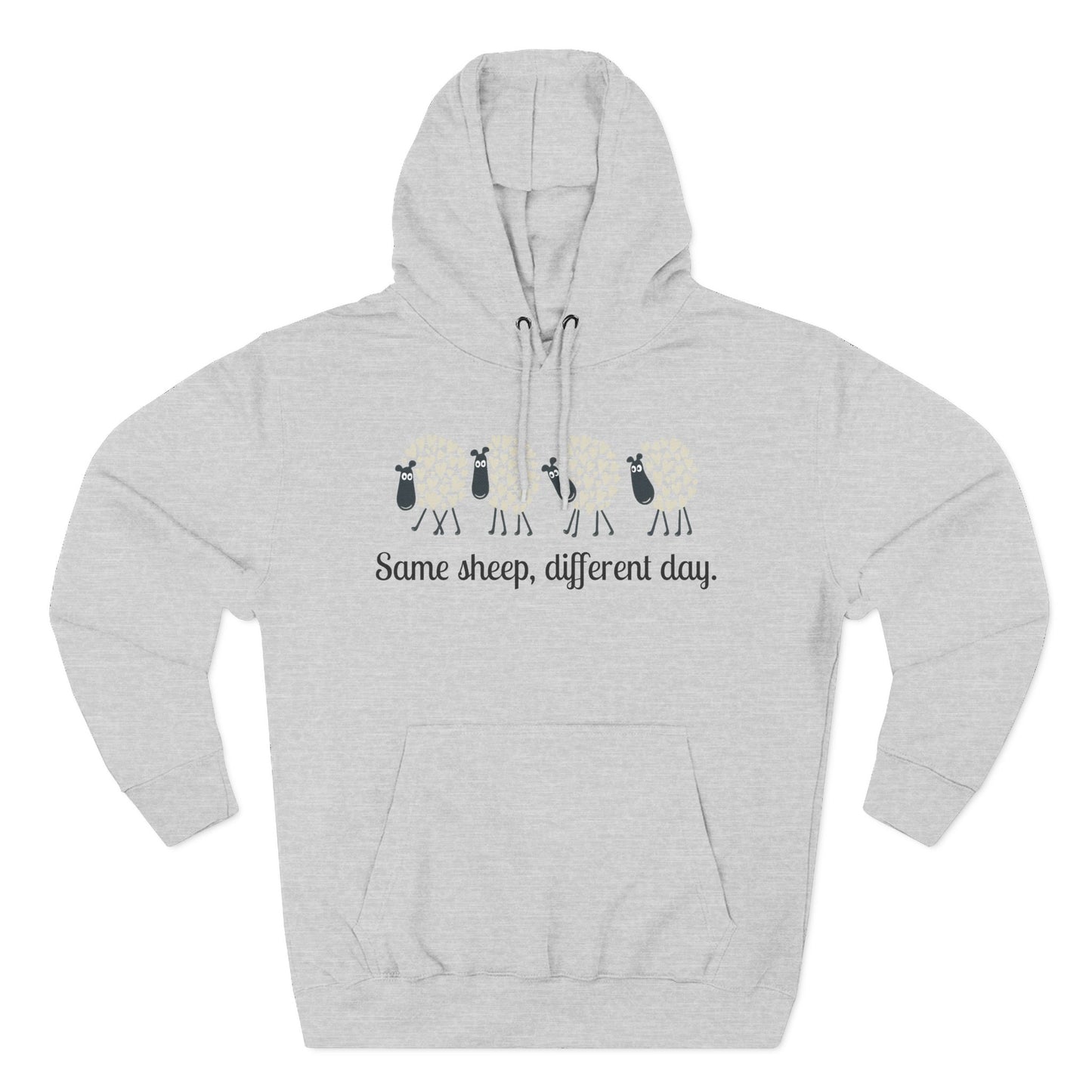 Fiber Lover Hoodie, Knitting Enthusiast Sweatshirt, Cozy Three-Panel Fleece, Yarn Addict Pullover, Cute sweatshirt for Crafters