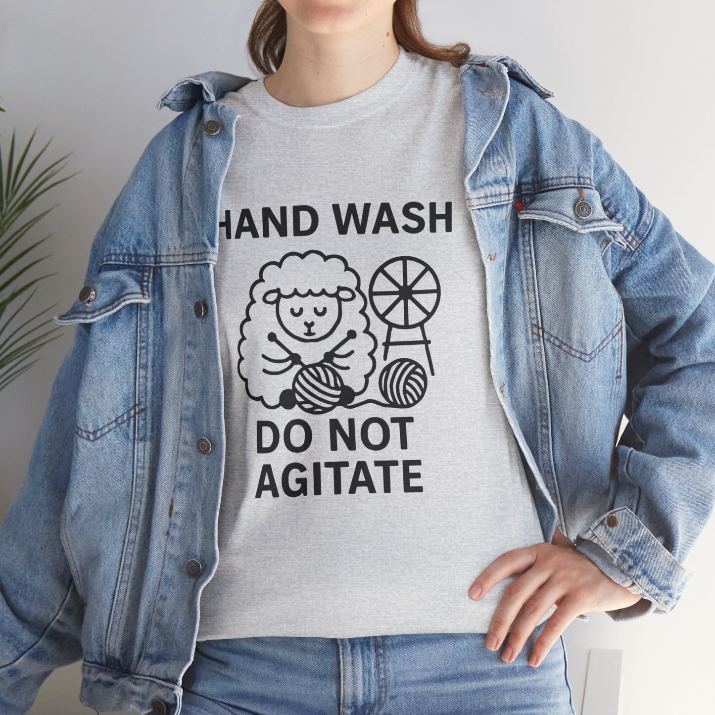 Hand Wash Do Not Agitate Funny Knitting Tee, Knitting Gift, Knitting Shirt, Craft Lover Shirt, Knitwear Tee, Knitting Tshirt