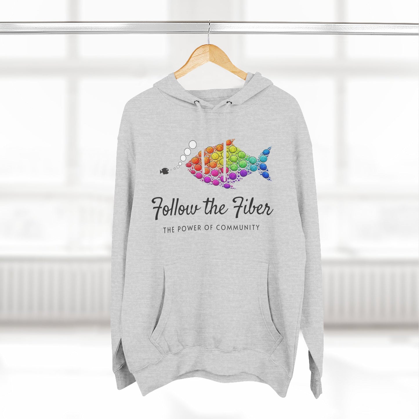 Follow the Fiber Hoodie — The Power of Community Pride Fleece