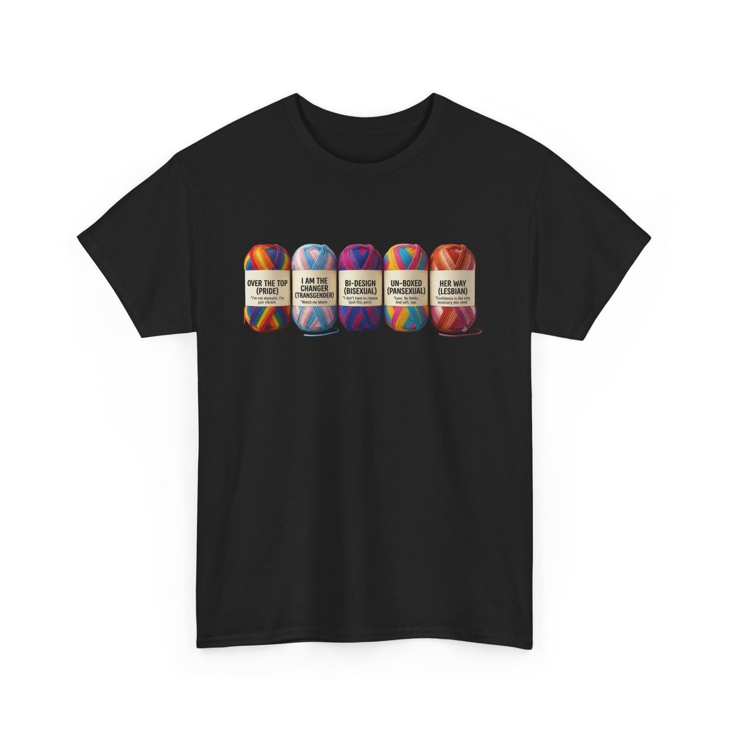 Pride Yarn Knit Graphic Tee
