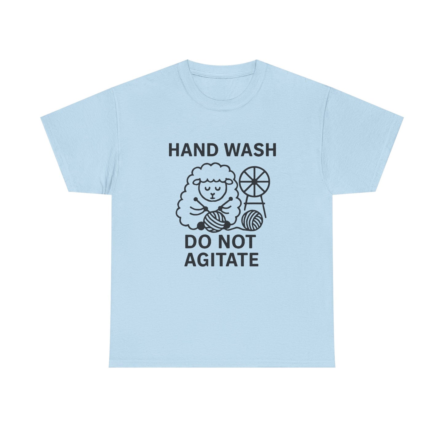 Hand Wash Do Not Agitate Funny Knitting Tee, Knitting Gift, Knitting Shirt, Craft Lover Shirt, Knitwear Tee, Knitting Tshirt