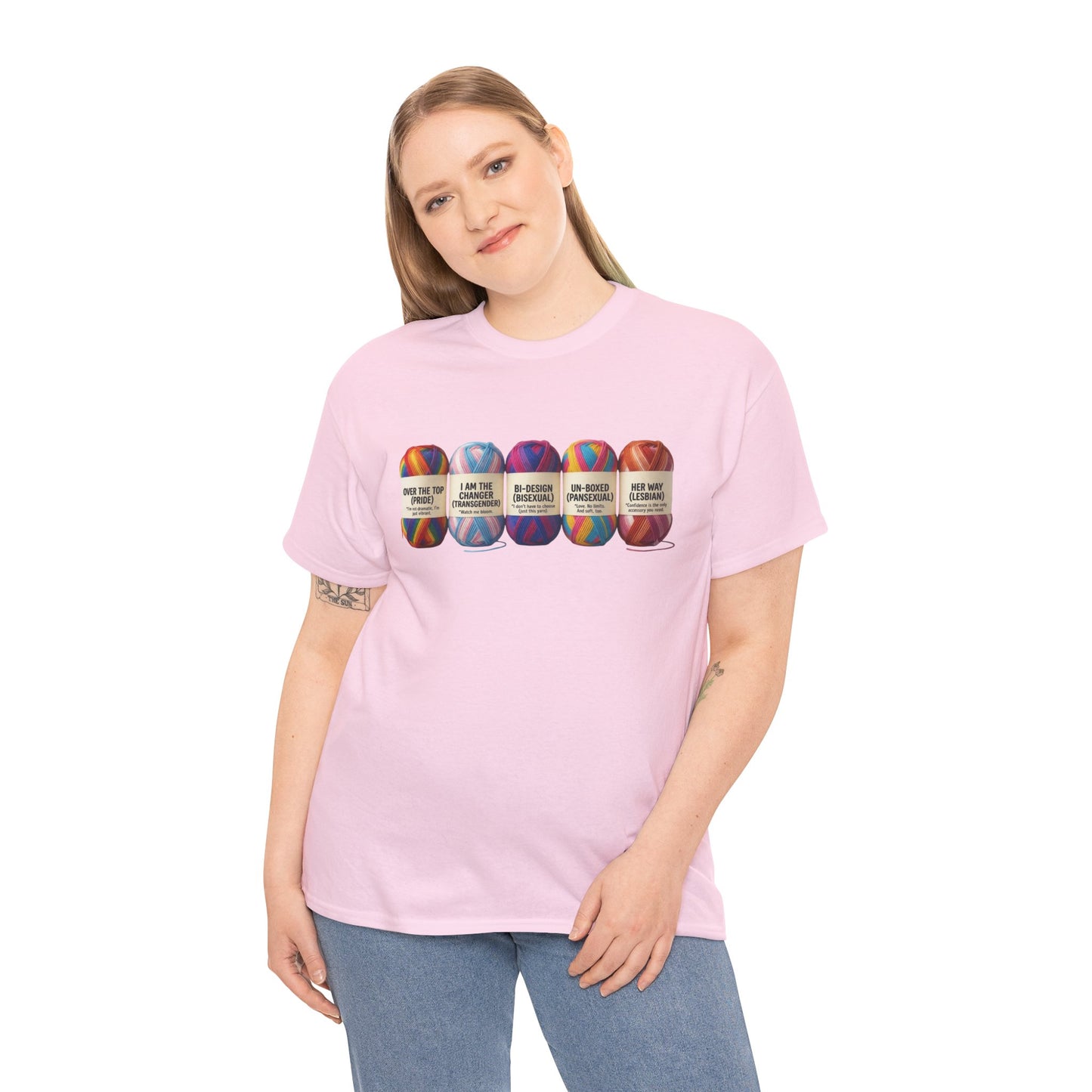 Pride Yarn Knit Graphic Tee