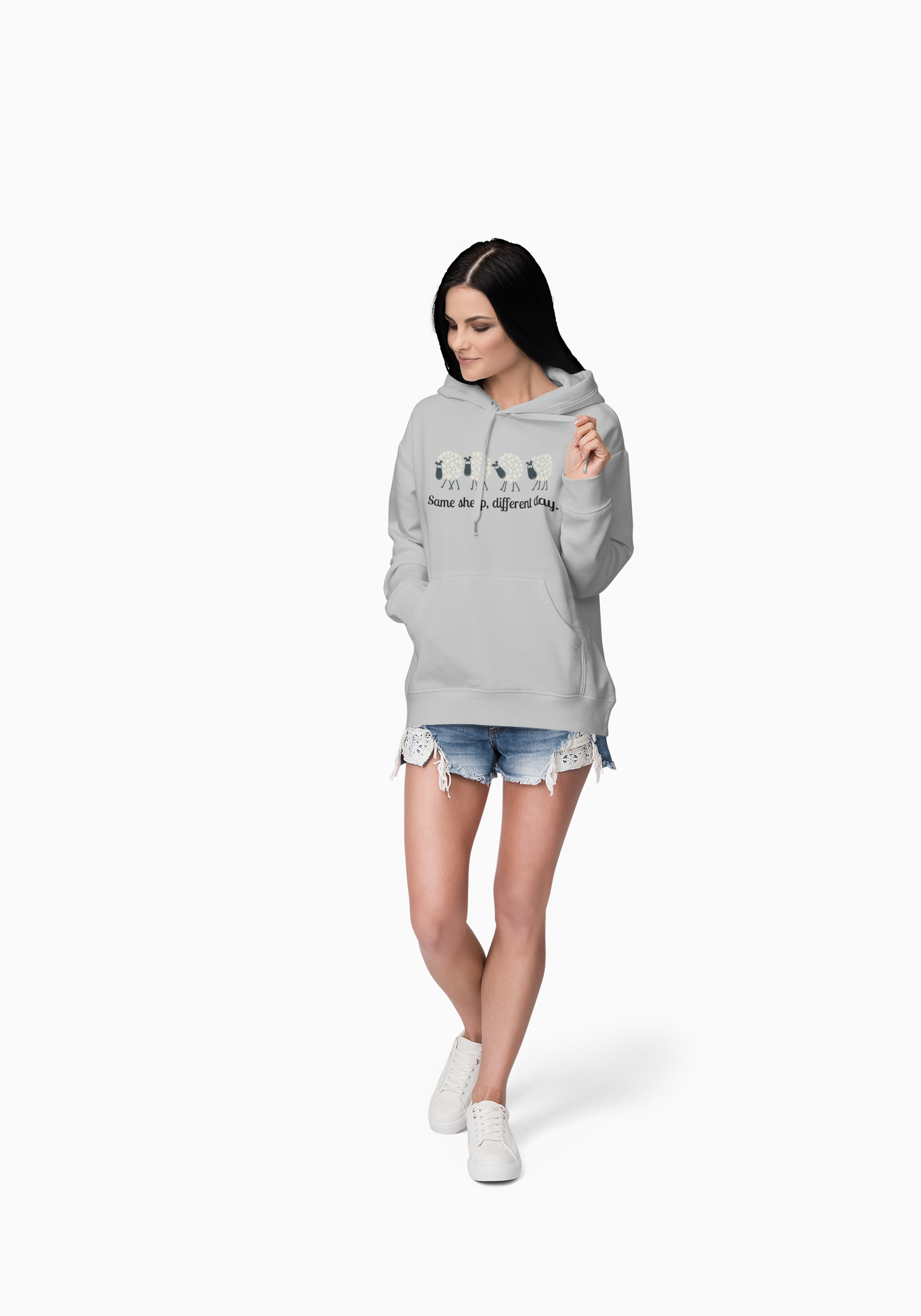 Fiber Lover Hoodie, Knitting Enthusiast Sweatshirt, Cozy Three-Panel Fleece, Yarn Addict Pullover, Cute sweatshirt for Crafters