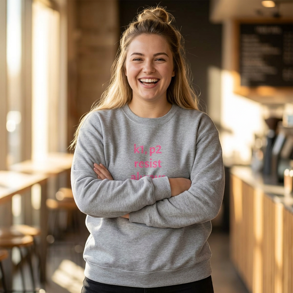 Resist Always — Minimalist Activist Pullover Unisex Heavy Blend™ Crewneck Sweatshirt