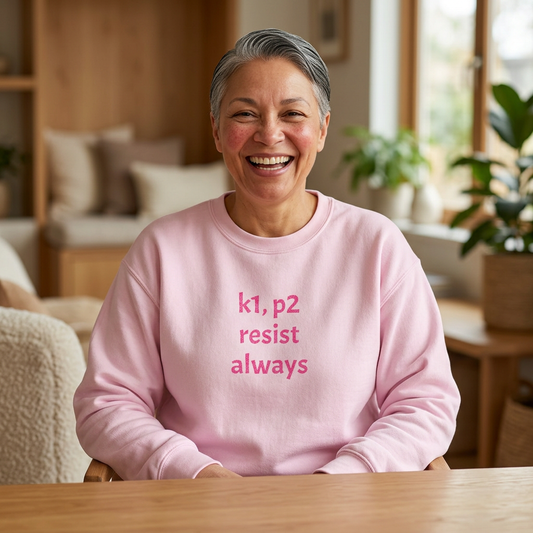 Resist Always — Minimalist Activist Pullover Unisex Heavy Blend™ Crewneck Sweatshirt