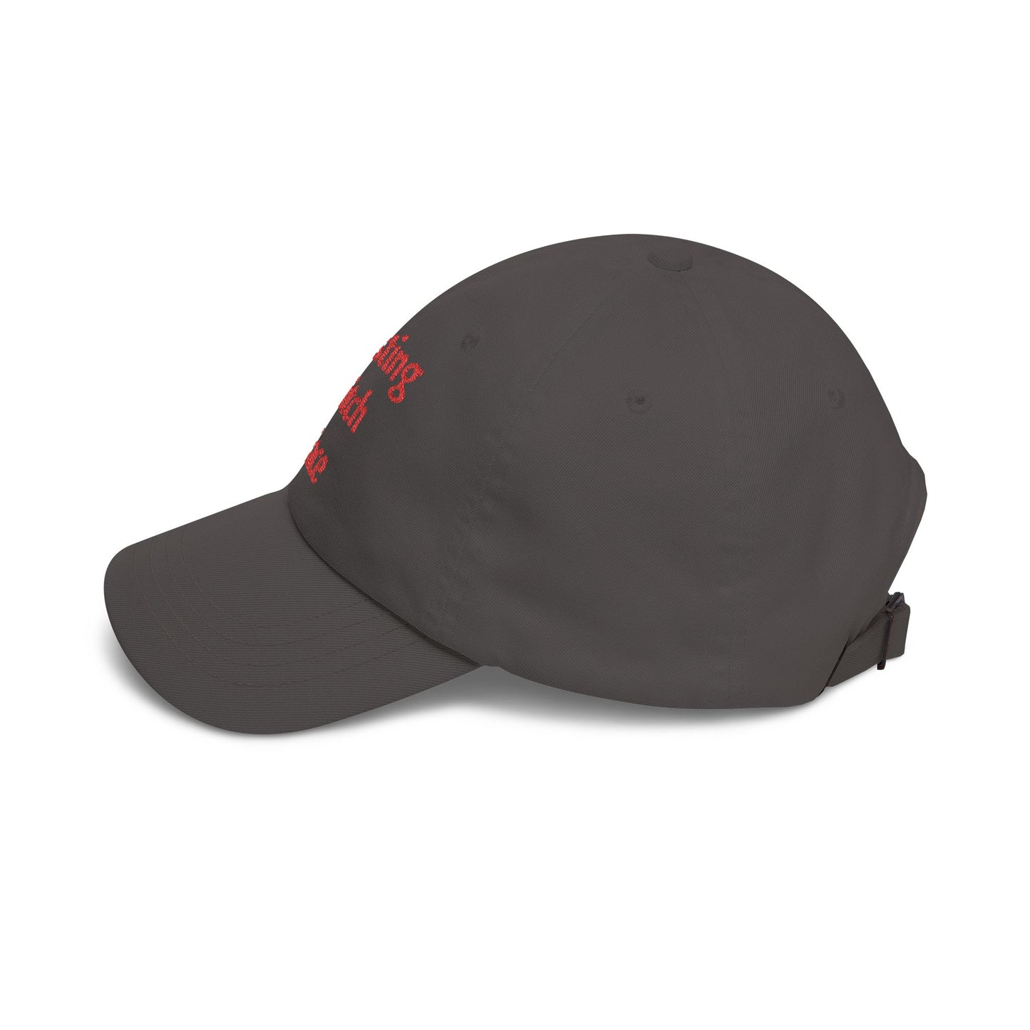 Embroidered 'Resisting Stitch Face' Dad Cap — Casual Cotton Baseball Hat