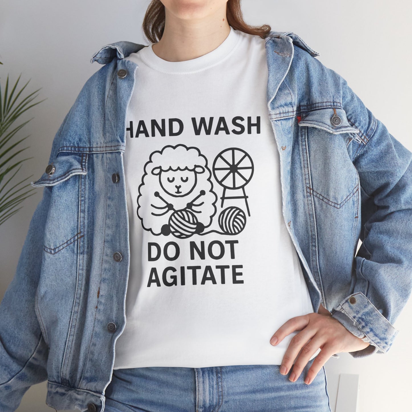 Hand Wash Do Not Agitate Funny Knitting Tee, Knitting Gift, Knitting Shirt, Craft Lover Shirt, Knitwear Tee, Knitting Tshirt