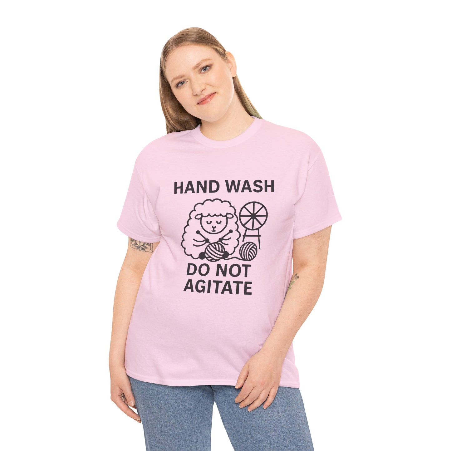 Hand Wash Do Not Agitate Funny Knitting Tee, Knitting Gift, Knitting Shirt, Craft Lover Shirt, Knitwear Tee, Knitting Tshirt