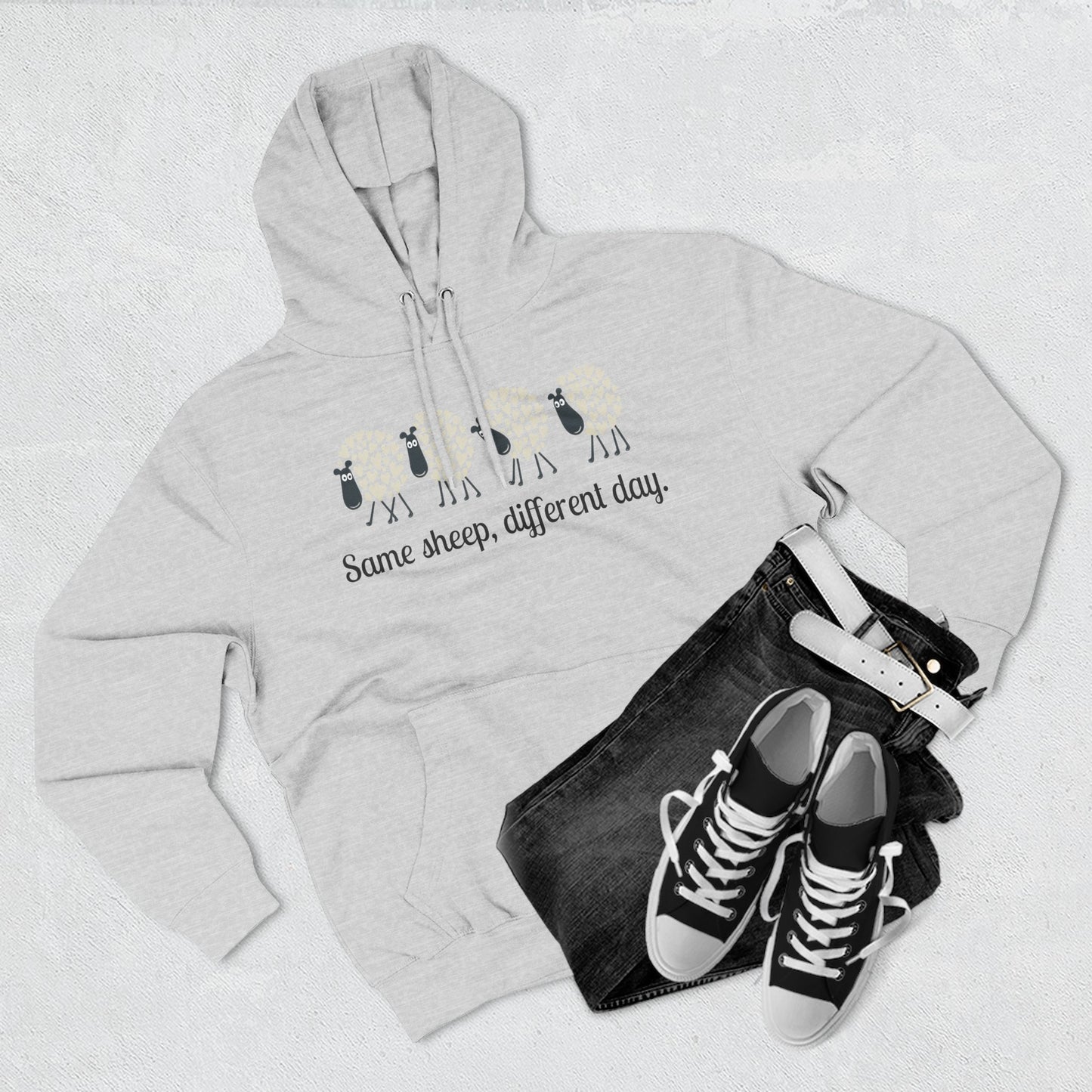 Fiber Lover Hoodie, Knitting Enthusiast Sweatshirt, Cozy Three-Panel Fleece, Yarn Addict Pullover, Cute sweatshirt for Crafters