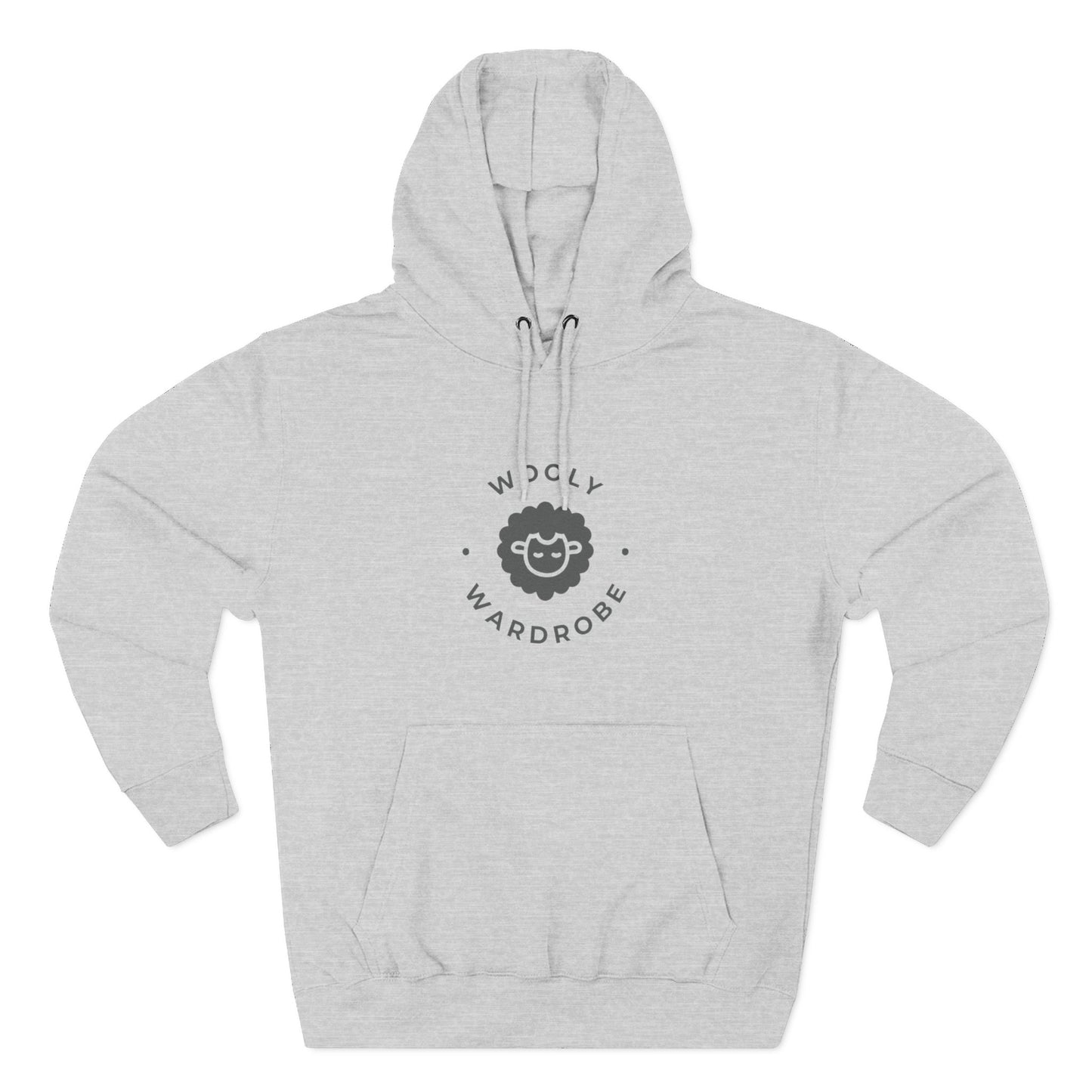 Wooly Three-Panel Fleece Hoodie