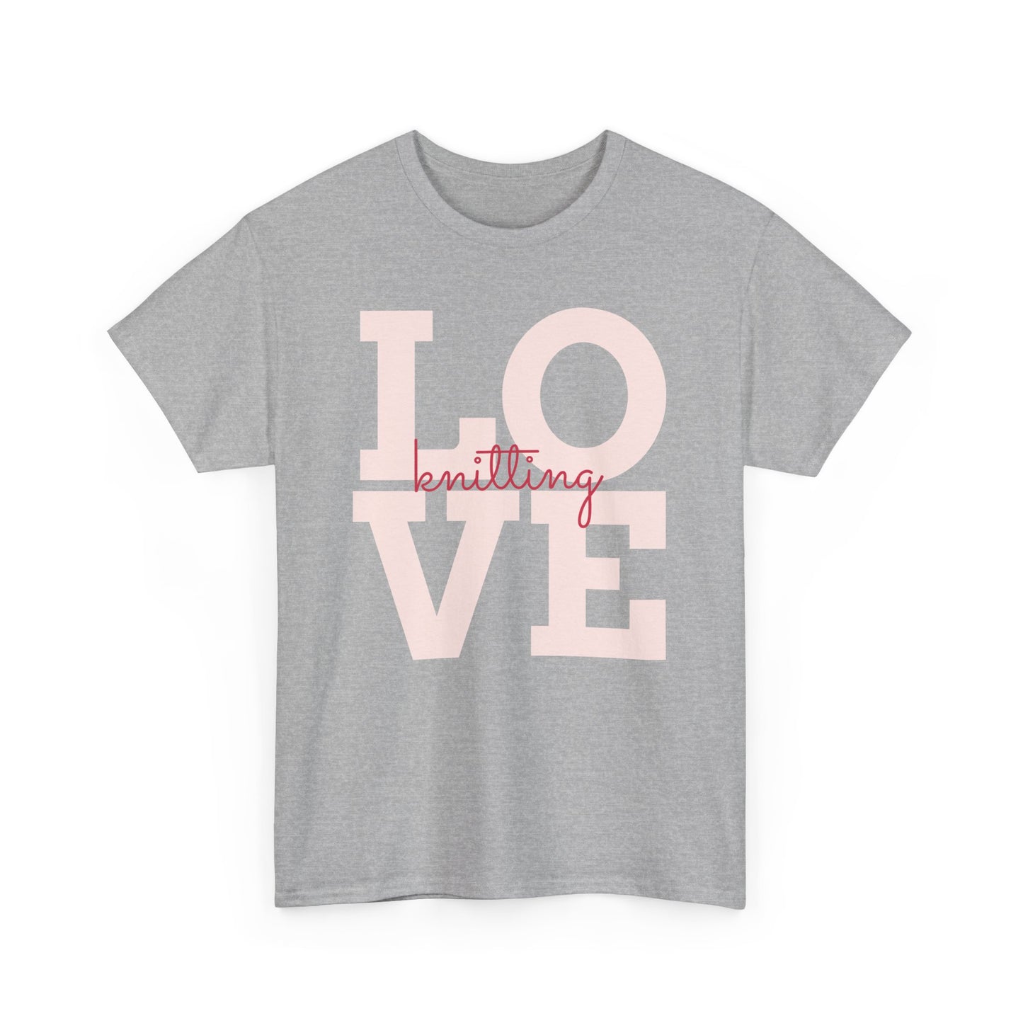 Love Knitting Unisex Heavy Cotton Tee
