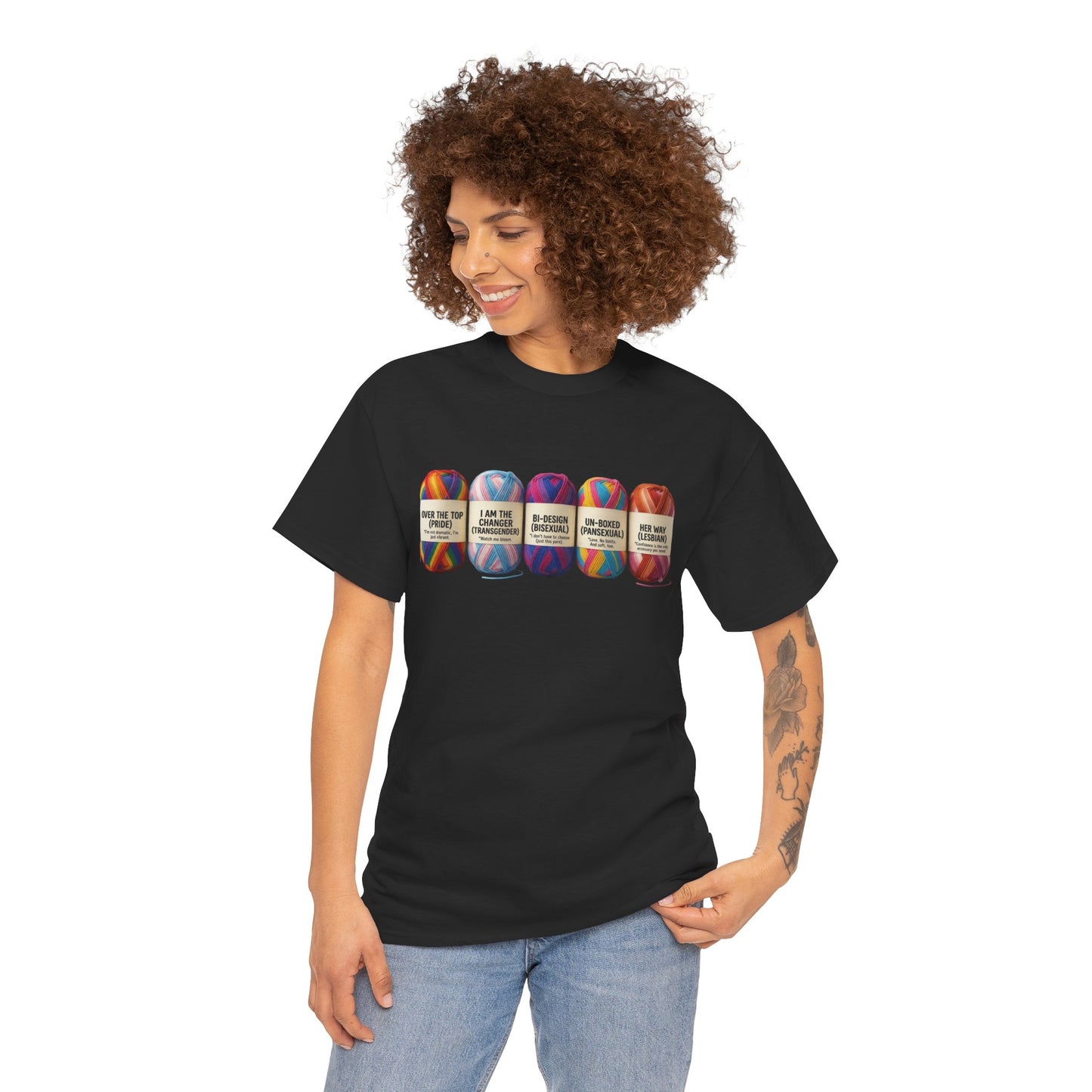 Pride Yarn Knit Graphic Tee