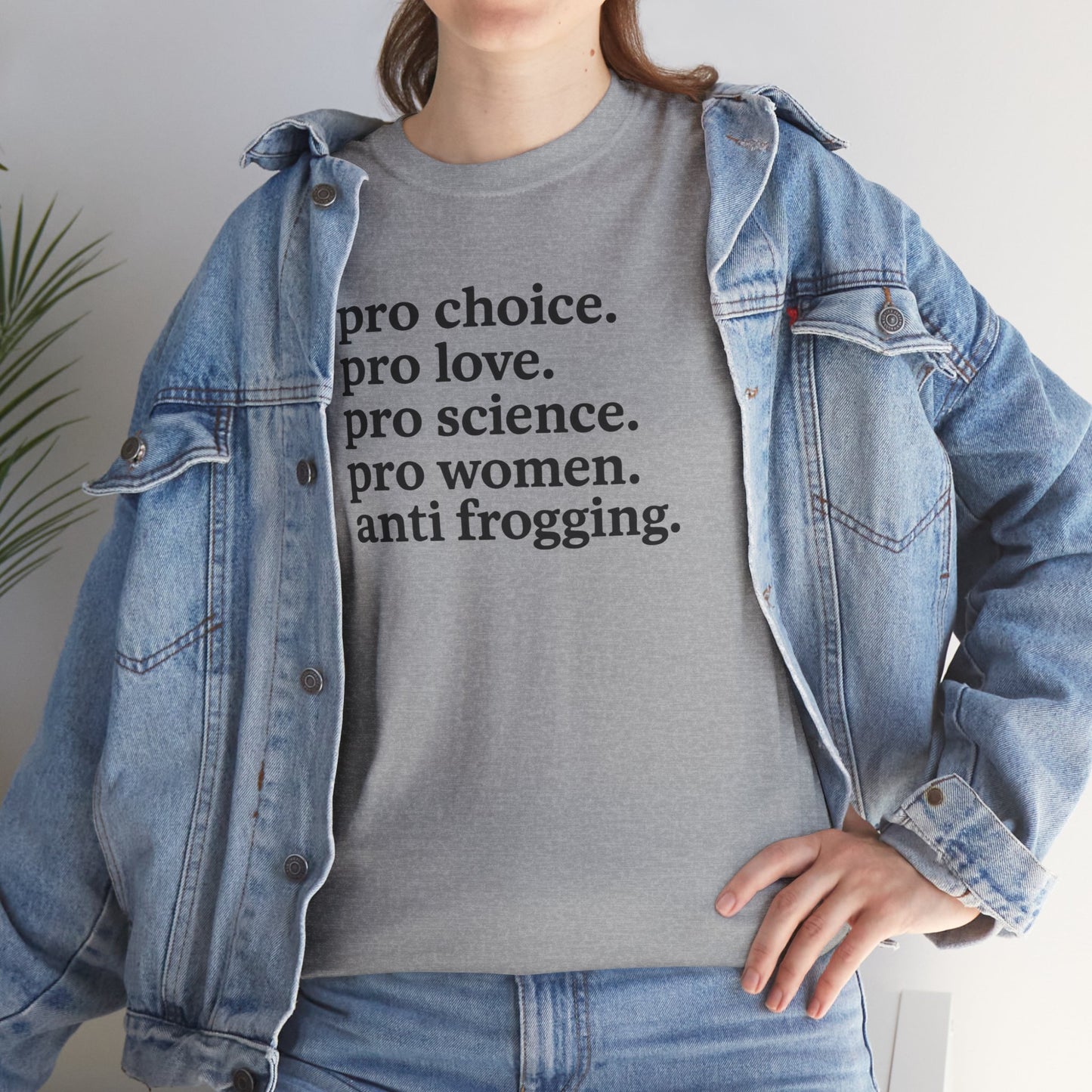 Pro socal justice, anti frogging, Craftivism Tshirt - Unisex Heavy Cotton Tee for Social Justice and Fiber Lovers Gift
