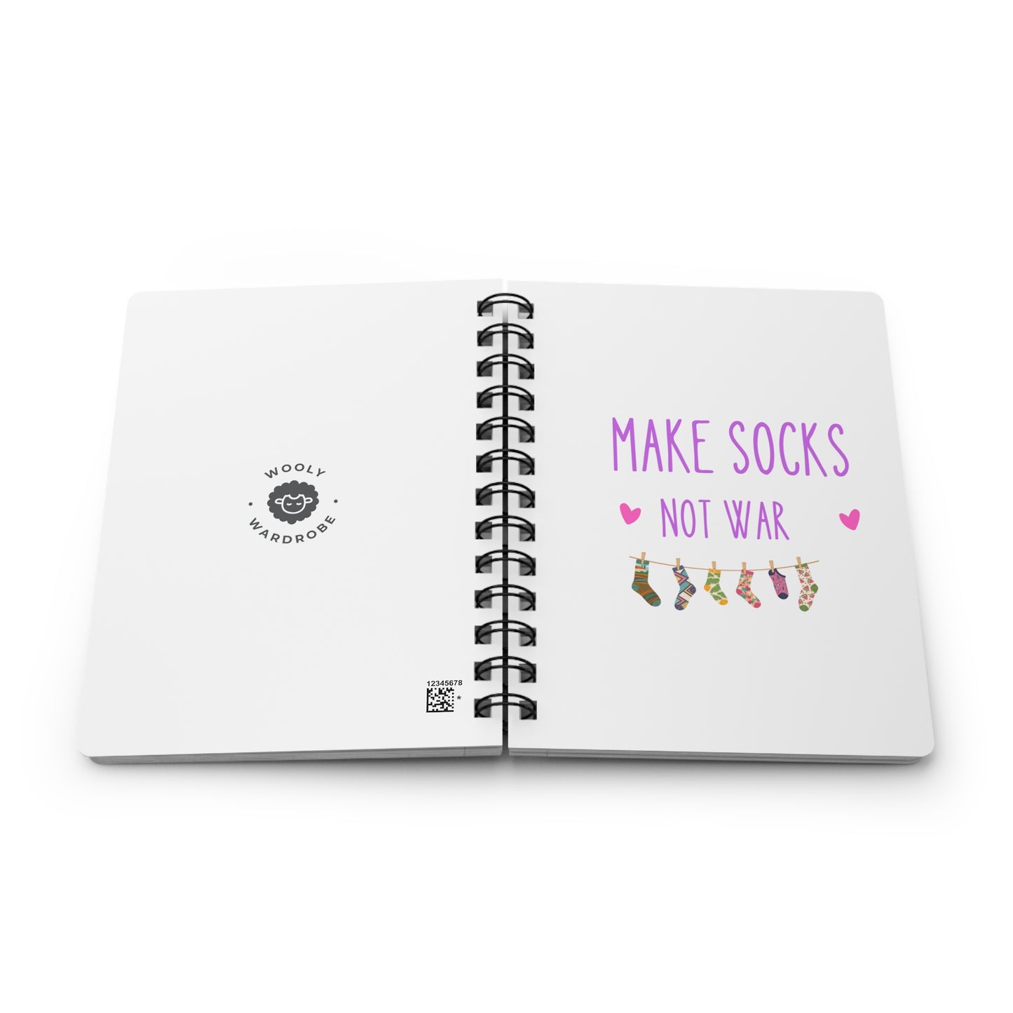 Knitting Project Journal - Yarn Lovers Gift - Spiral Bound Journal