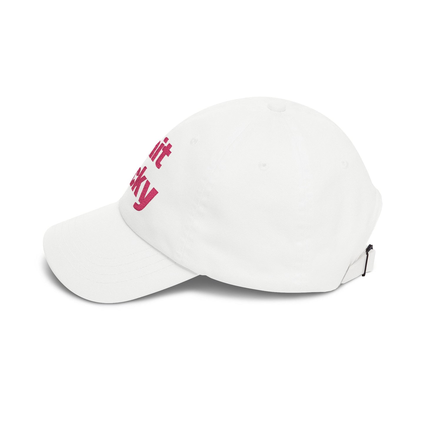 Dad Cap — "knit picky" Embroidered Knitting Lover Hat
