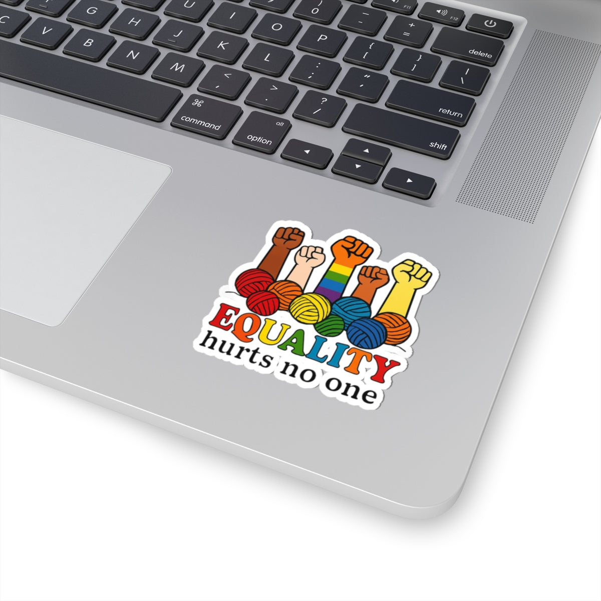 Equality Themed Kiss-Cut Stickers | Affirmation Decor, LGBTQ+ Gifts, Empowerment Decor, Identity Stickers, Pride Accessories
