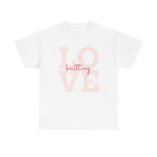 Love Knitting Unisex Heavy Cotton Tee