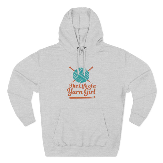 Copy of Fleece Hoodie - Sorry Can't Knit Bye Hoody for Knitters and Yarn Lovers