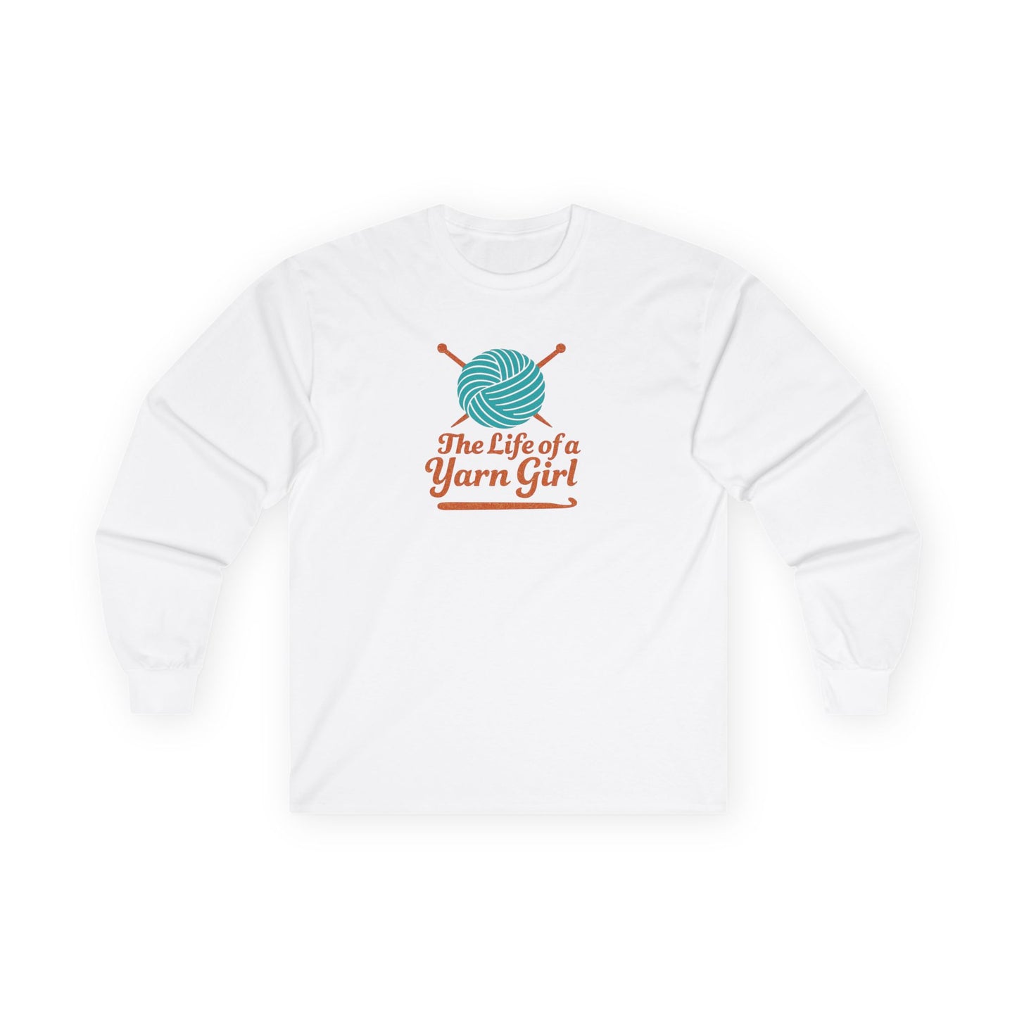 Yarn Girl Long Sleeve Tee, Taylor inspired design, Gift for Yarn Lover, Gift for Knitter, Gift for Crocheter