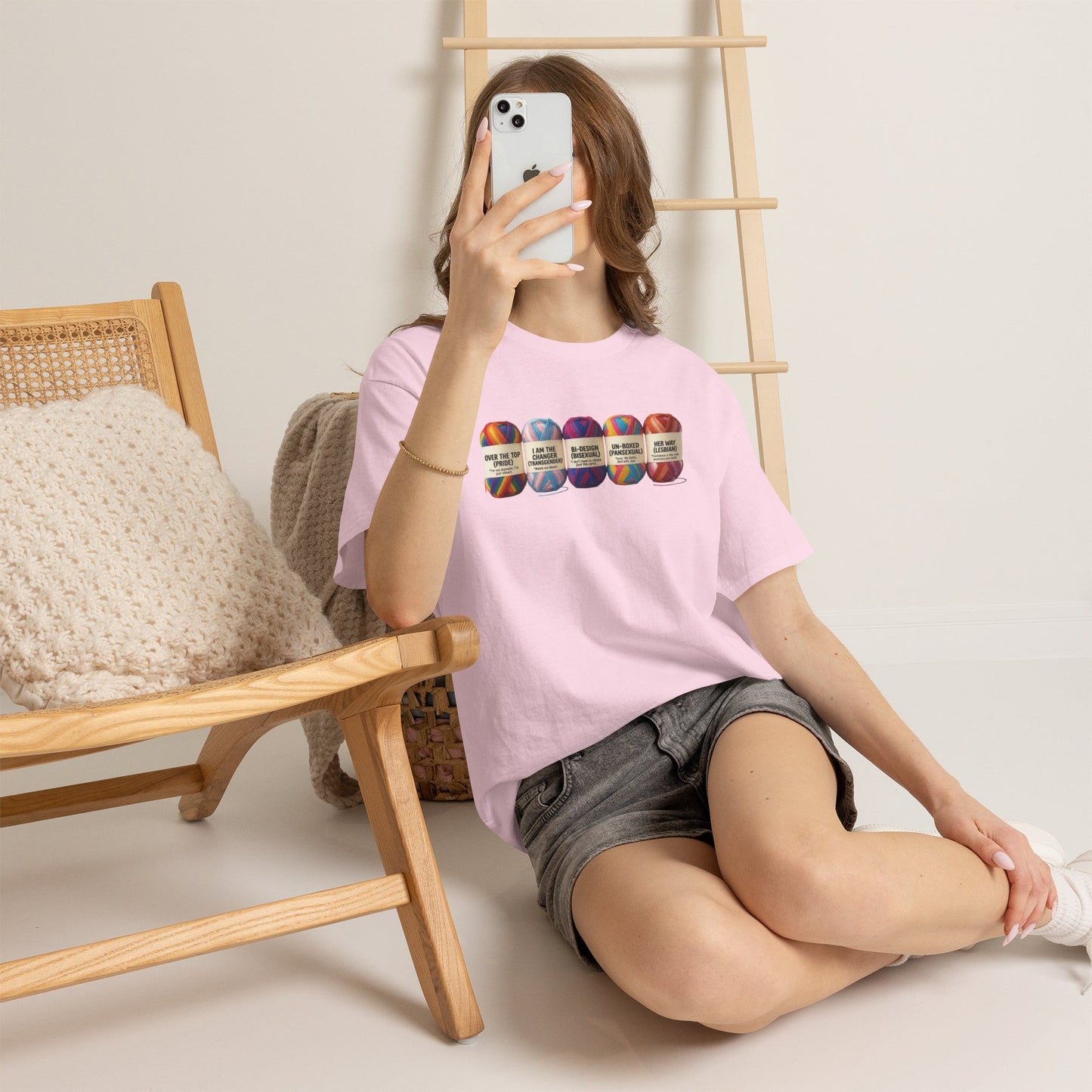 Pride Yarn Knit Graphic Tee