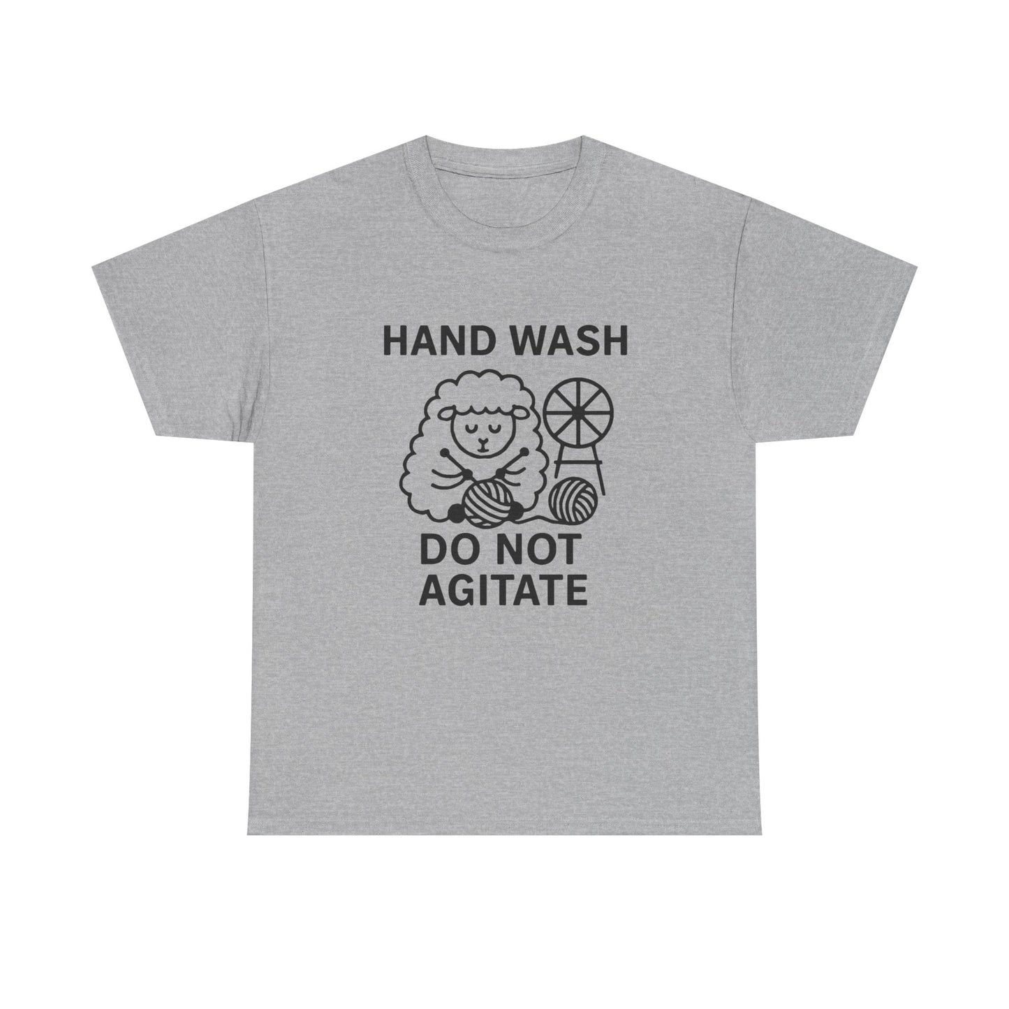 Hand Wash Do Not Agitate Funny Knitting Tee, Knitting Gift, Knitting Shirt, Craft Lover Shirt, Knitwear Tee, Knitting Tshirt