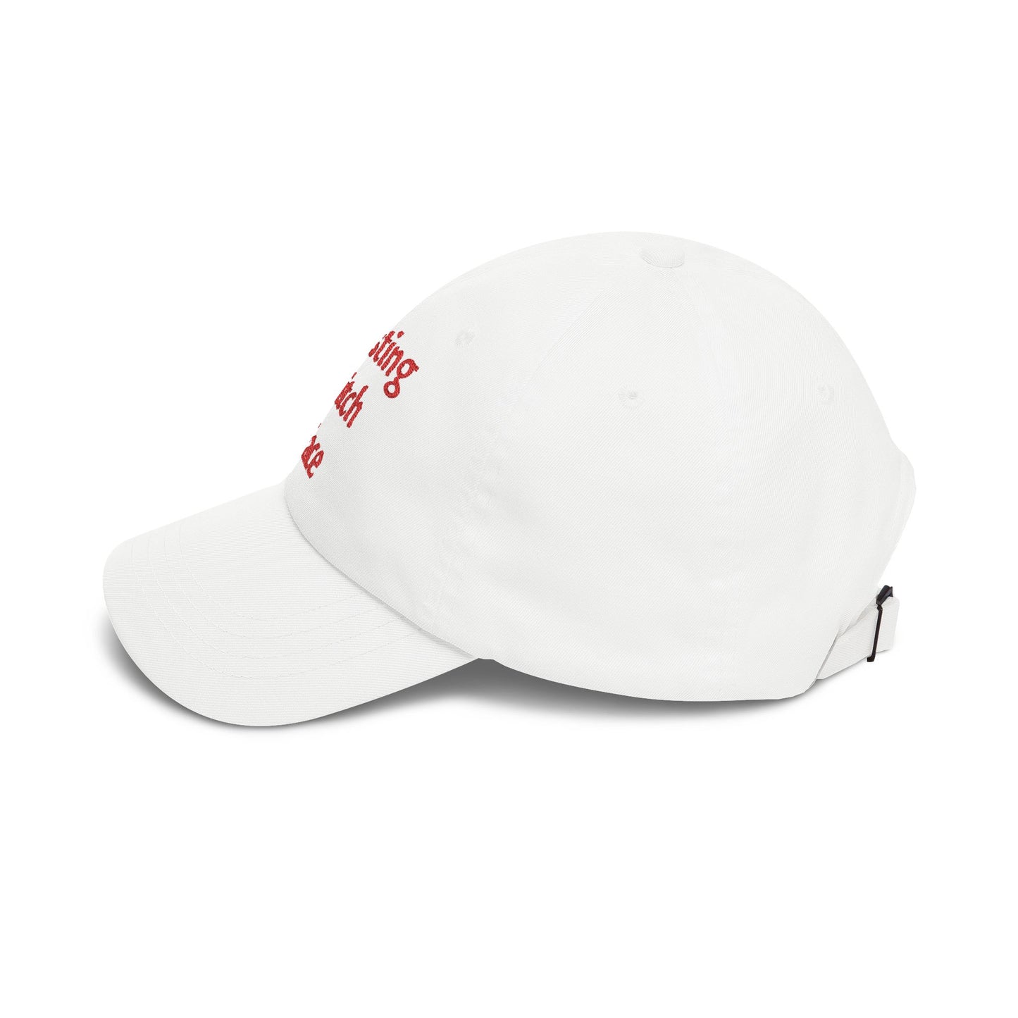 Embroidered 'Resisting Stitch Face' Dad Cap — Casual Cotton Baseball Hat