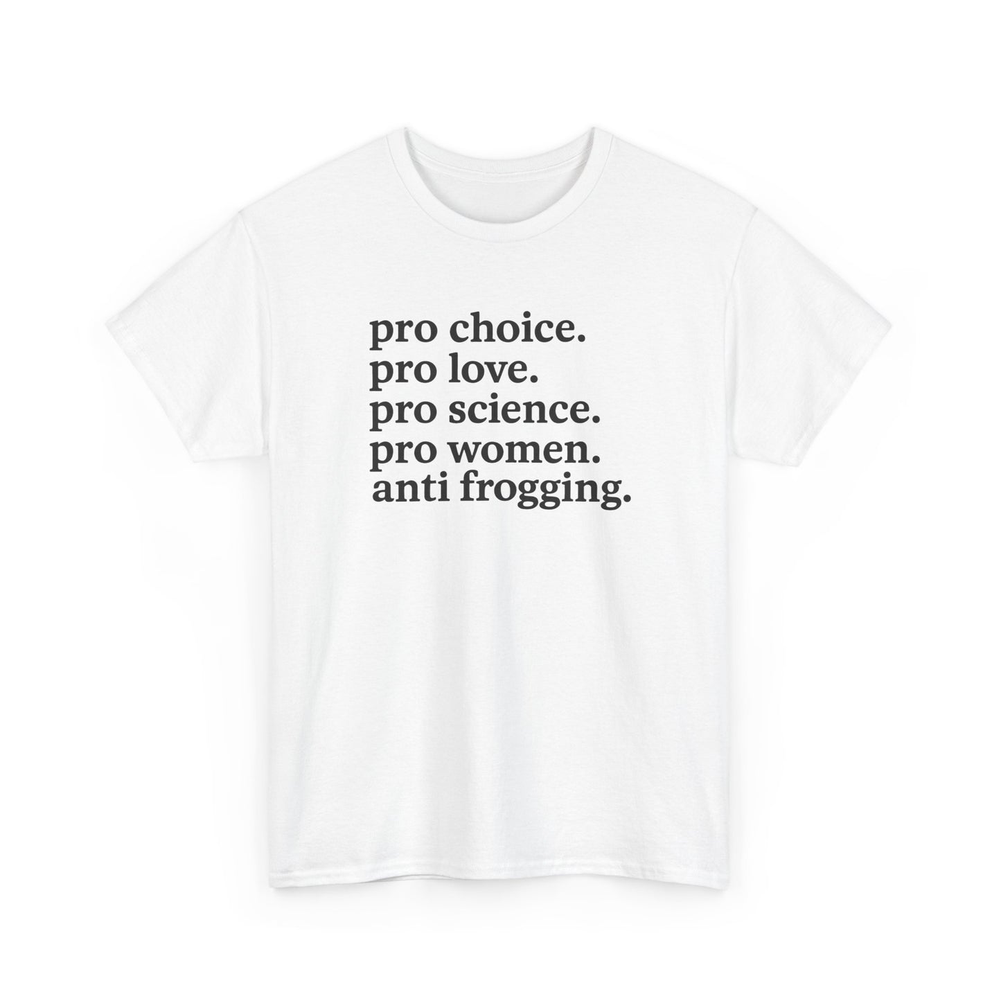 Pro socal justice, anti frogging, Craftivism Tshirt - Unisex Heavy Cotton Tee for Social Justice and Fiber Lovers Gift