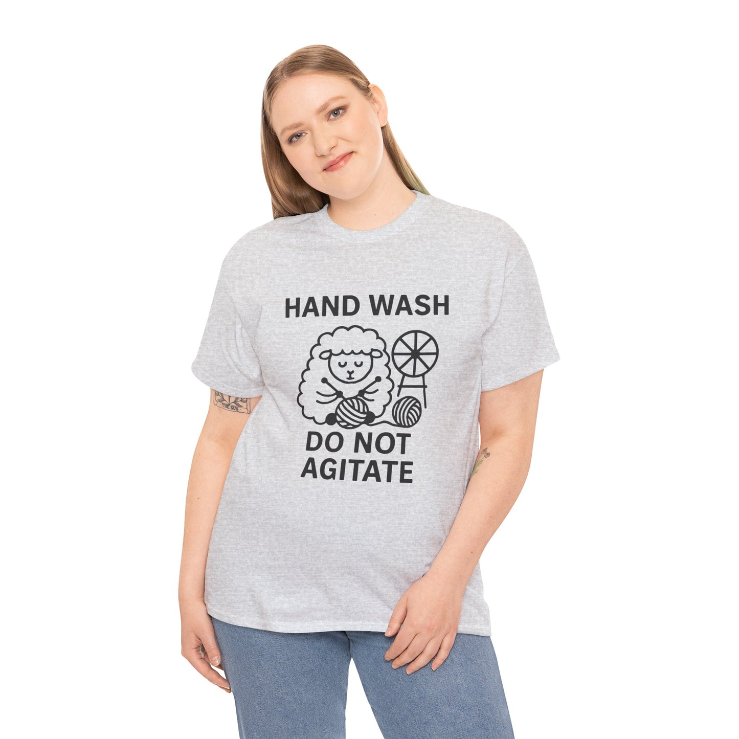 Hand Wash Do Not Agitate Funny Knitting Tee, Knitting Gift, Knitting Shirt, Craft Lover Shirt, Knitwear Tee, Knitting Tshirt