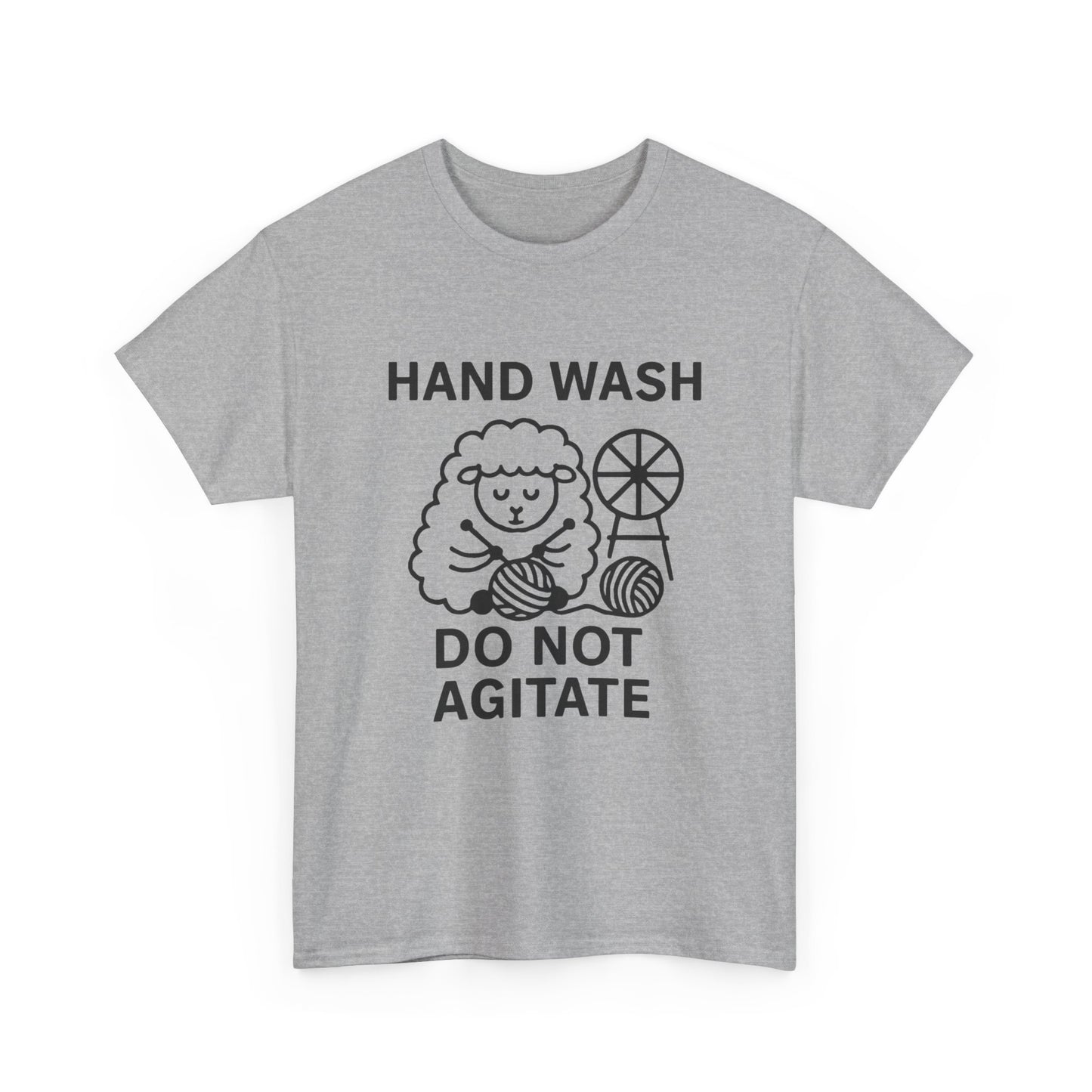 Hand Wash Do Not Agitate Funny Knitting Tee, Knitting Gift, Knitting Shirt, Craft Lover Shirt, Knitwear Tee, Knitting Tshirt